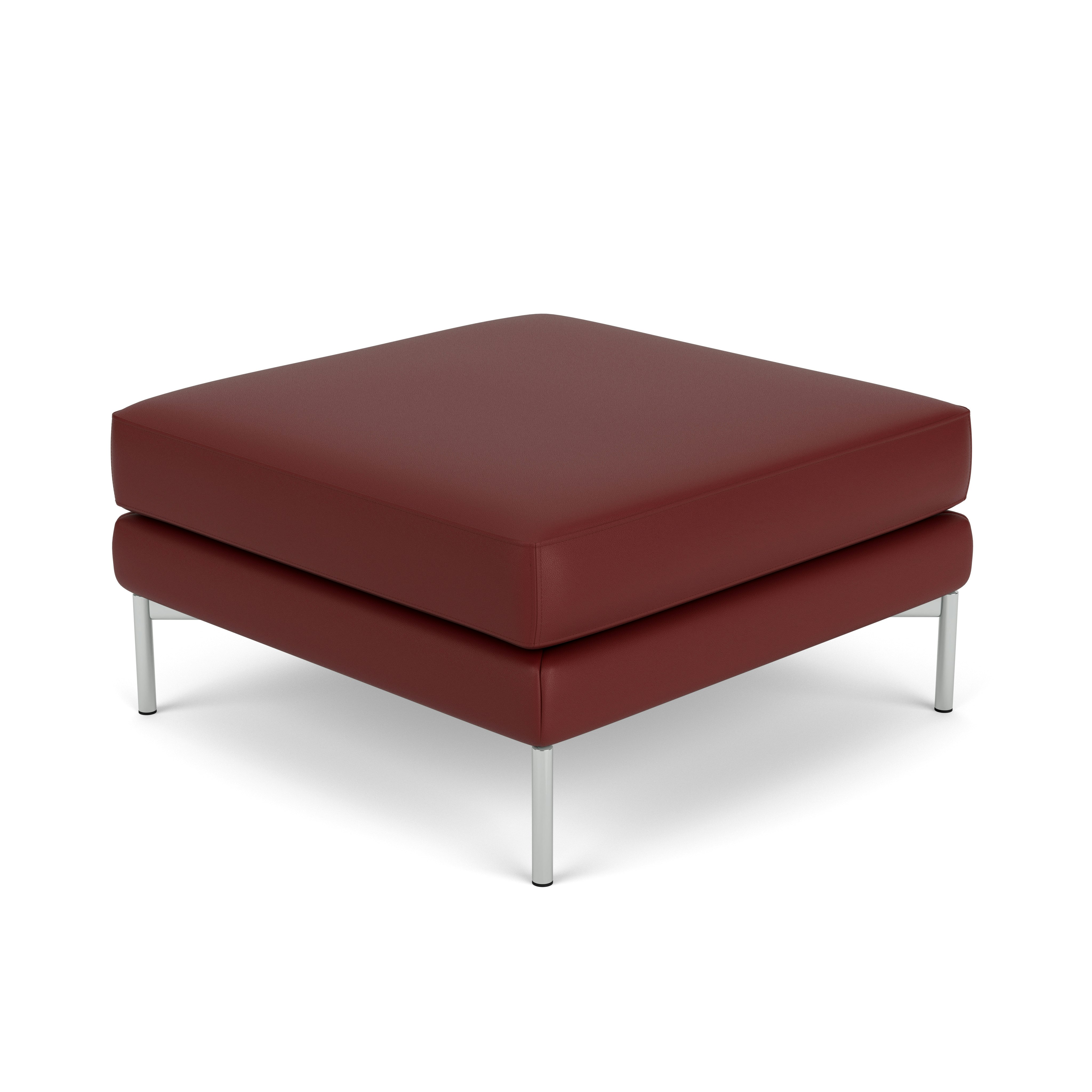 Divina Ottoman - Volo Leather, Russet
