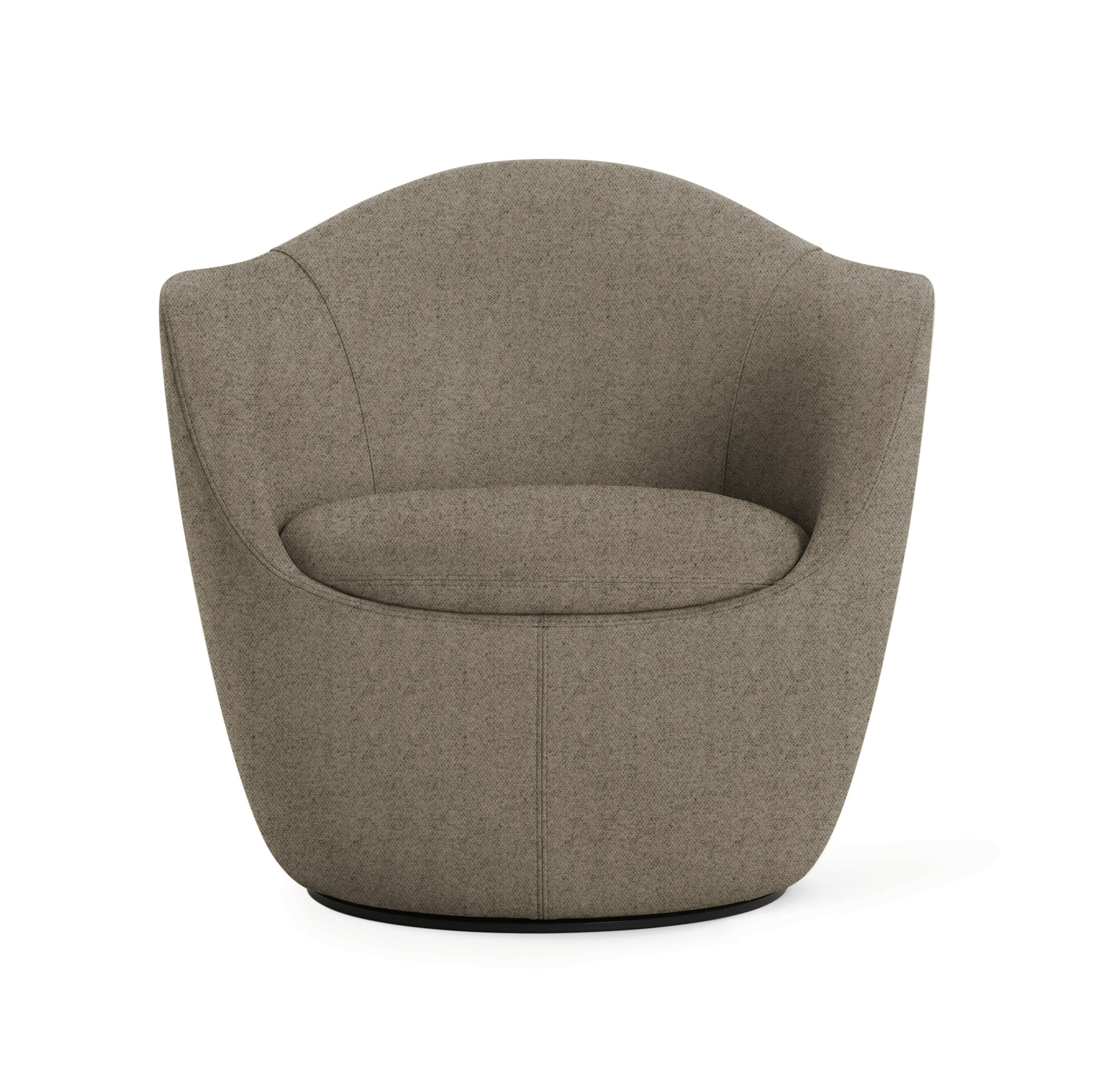 L&iacute;na Swivel Chair - Pecora, Light Brown