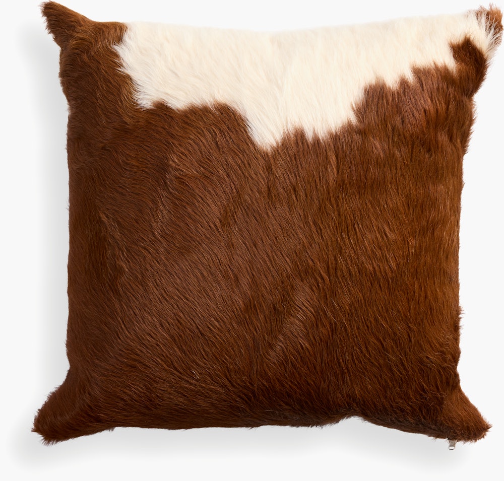CowHide Pillow - brown,   multi
