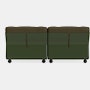 Amanta Sofa - Two Seater, Sense Leather, Forest Green, Bottle Green