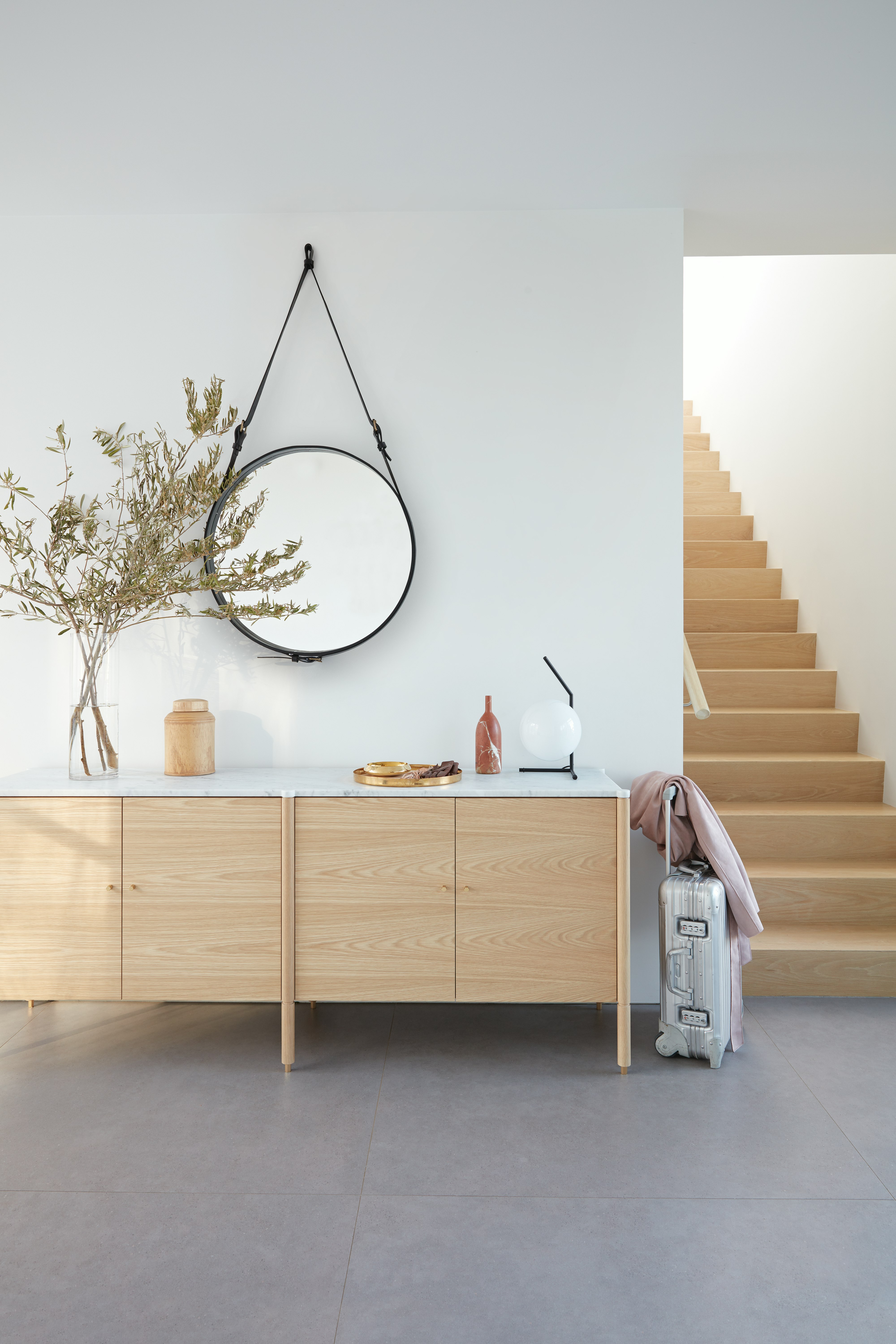 Adnet Round Mirror