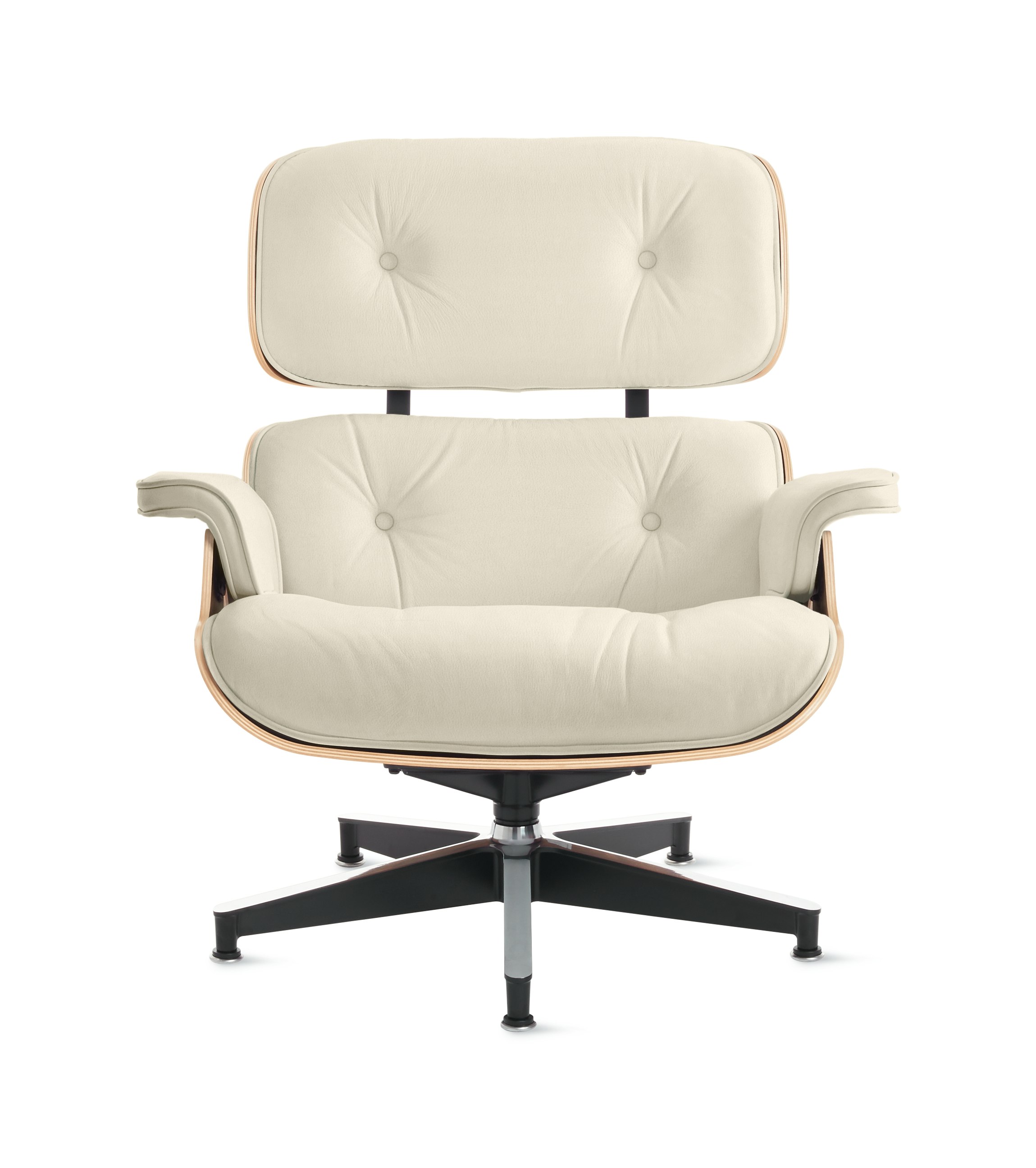 Eames Lounge Chair in Prone and Stow leathers