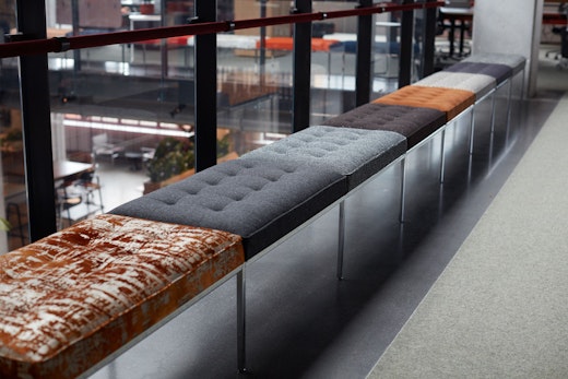 knoll design days fulton market florence knoll relaxed bench 