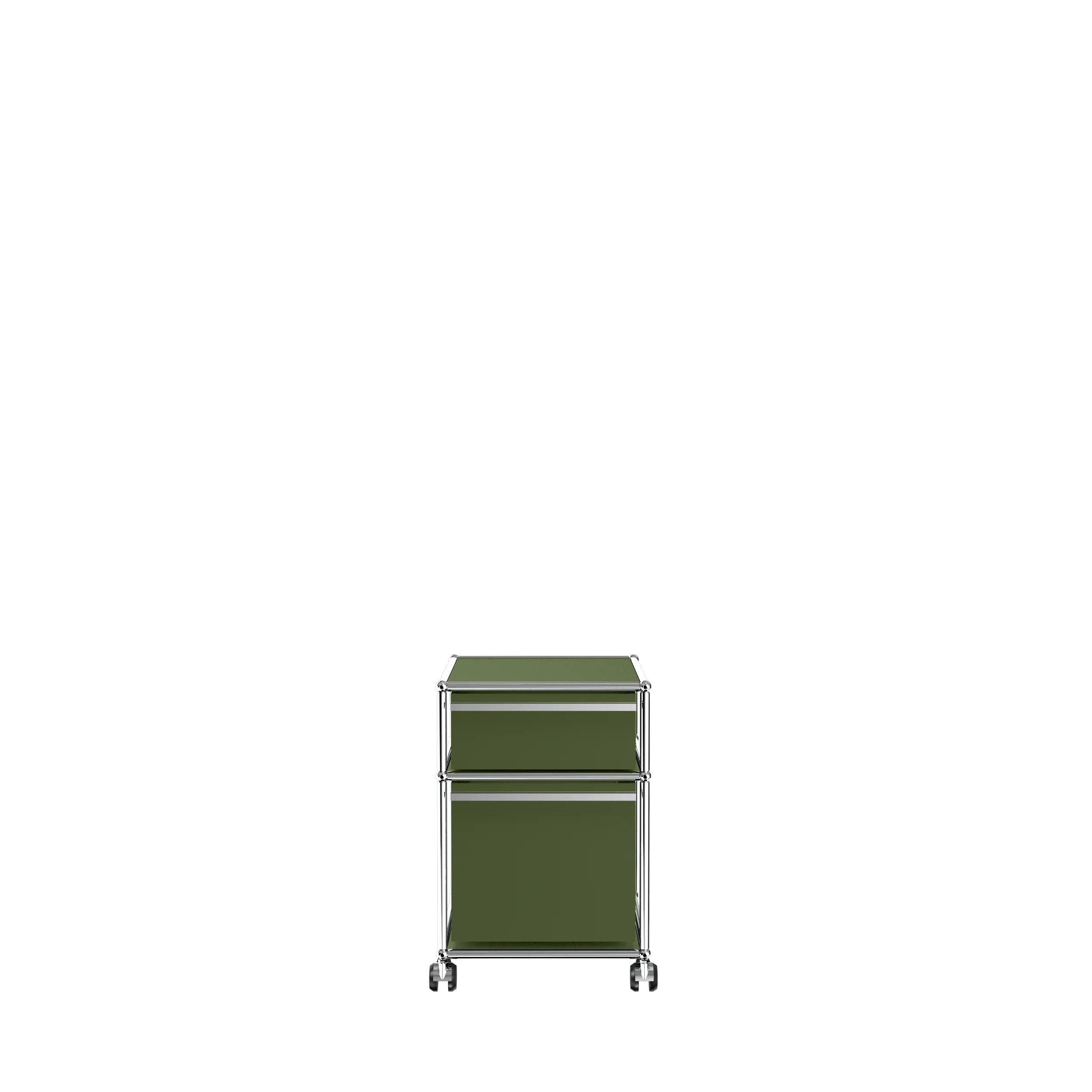 USM Haller File Pedestal - Olive Green