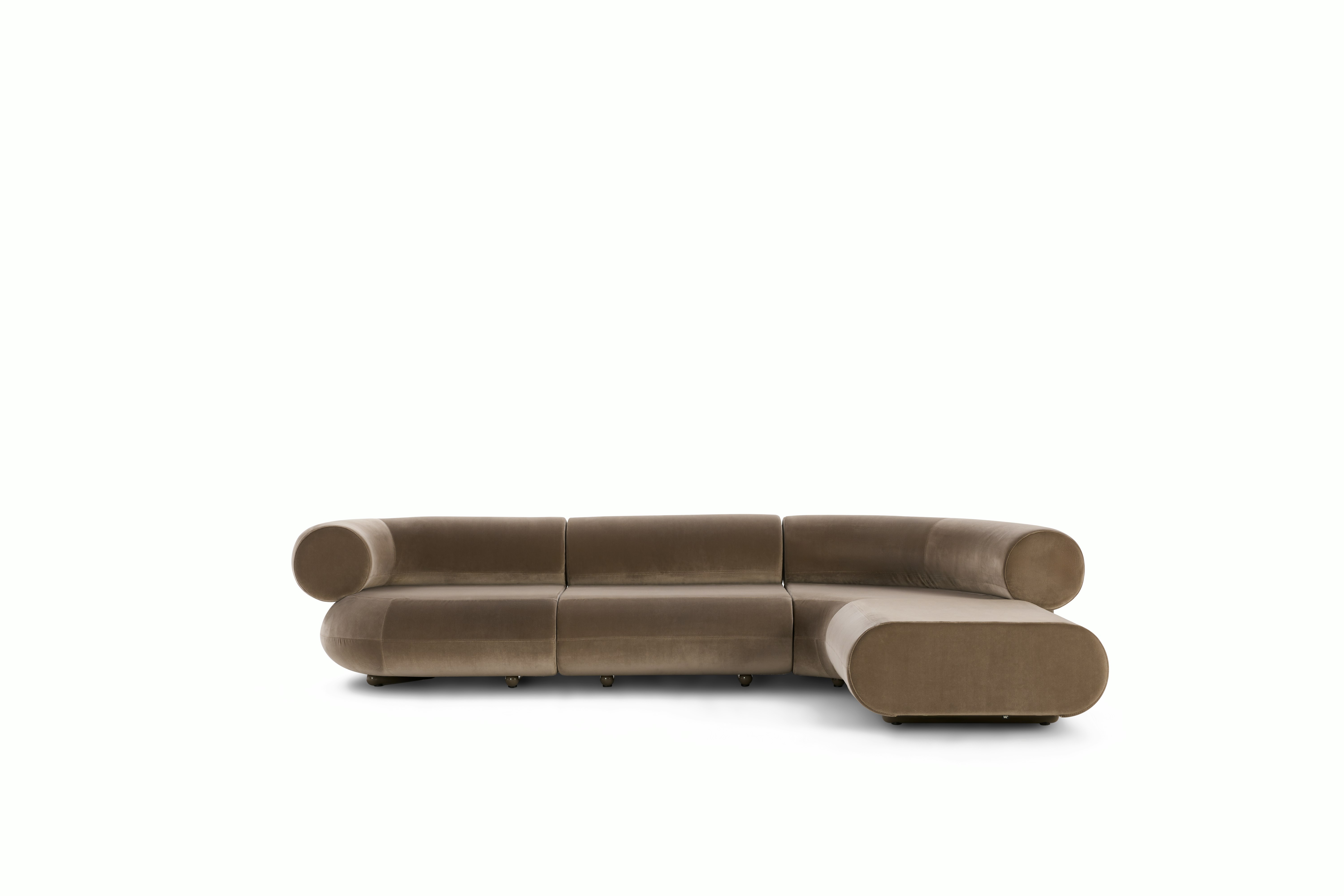 Fat L-Shaped Modular Sofa