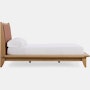 Noviembre Bed - oak,  cognac