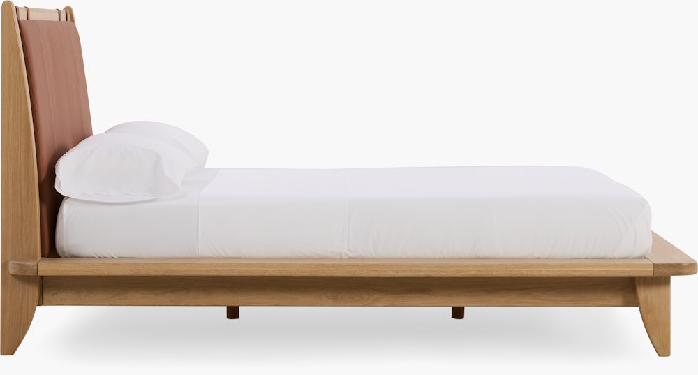 Noviembre Bed - oak,  cognac