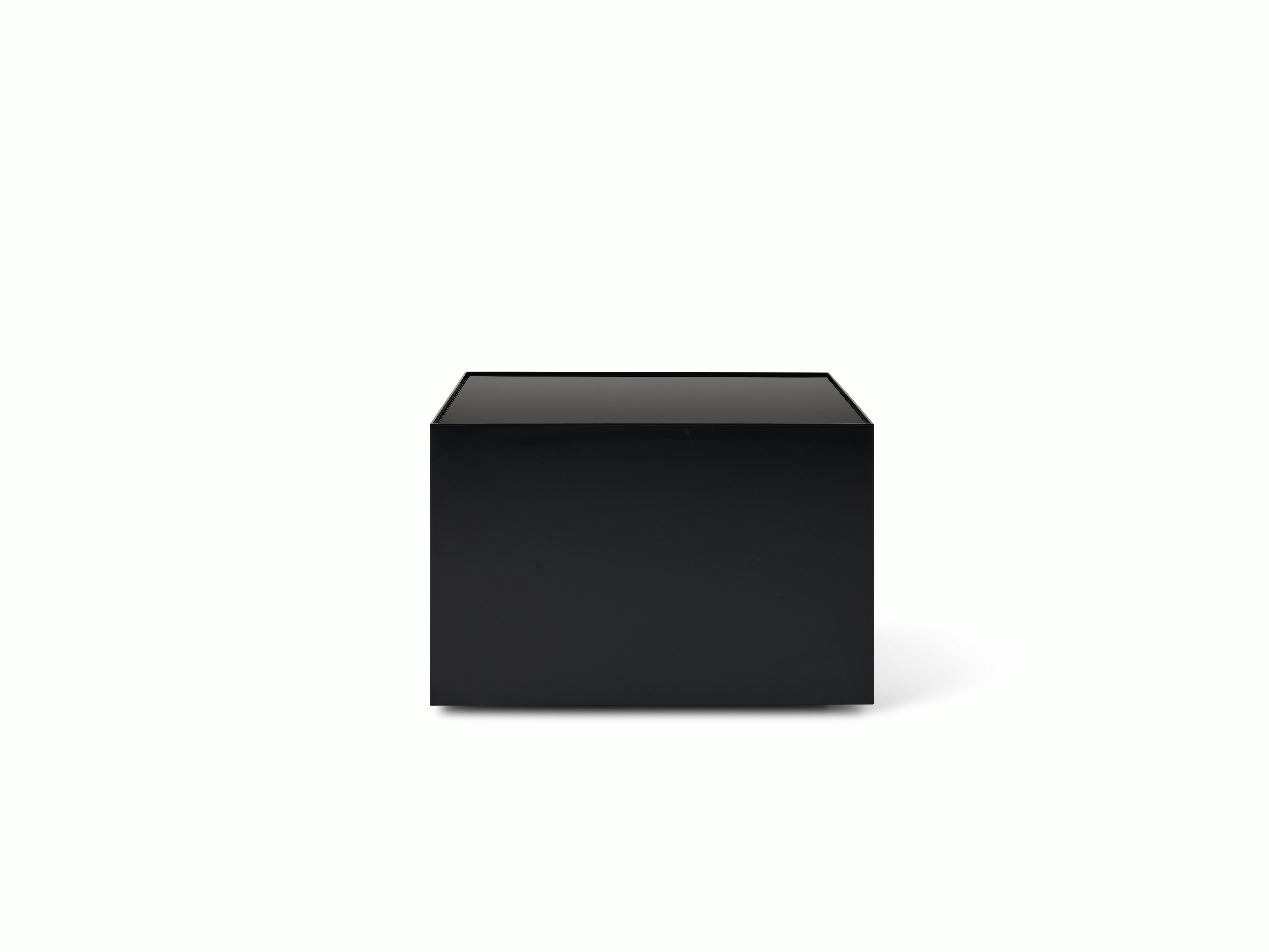 D Urso Occasional Tables - small,  black,  black painted glass