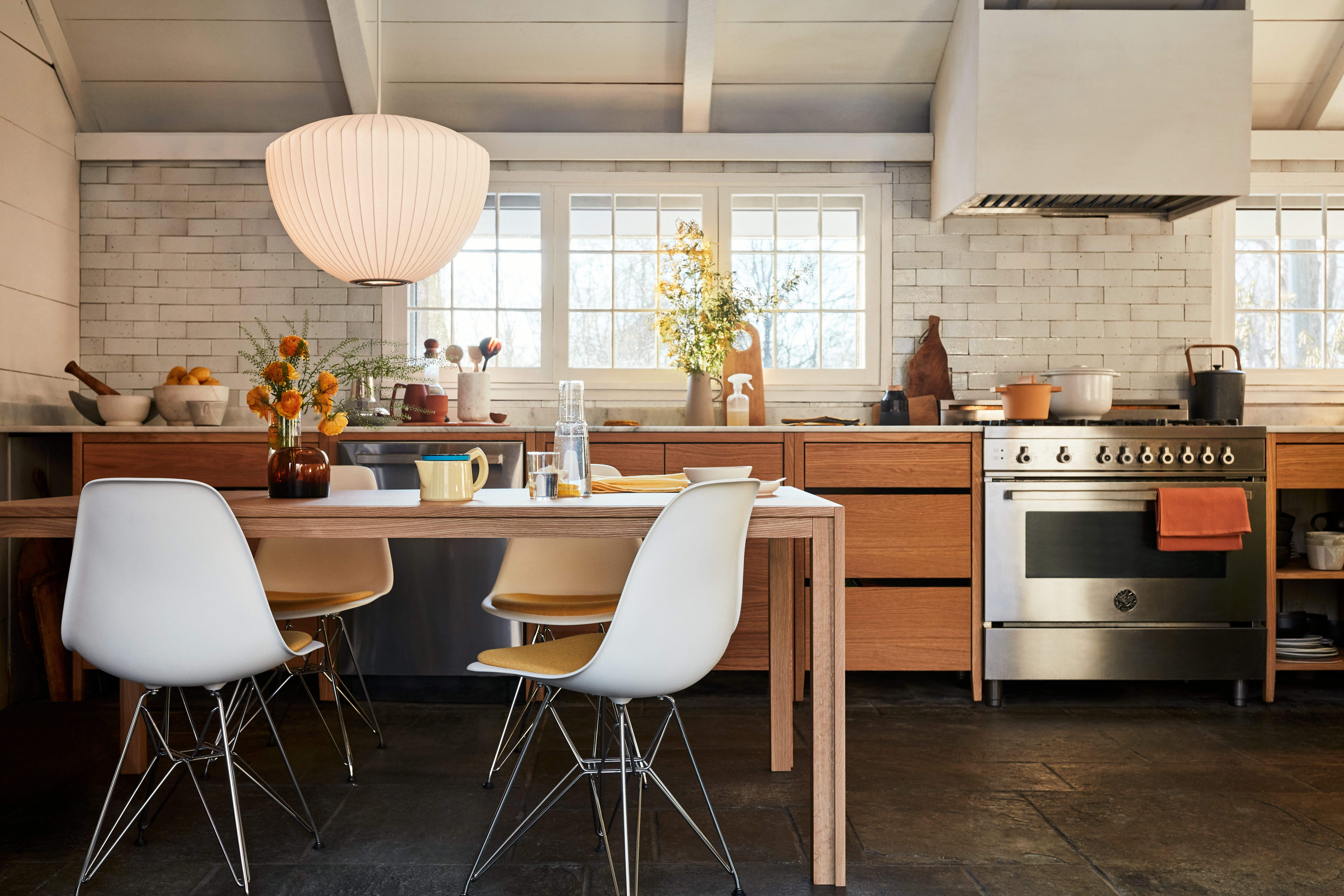 Eames Molded Plastic Side Chair with Seat Pad