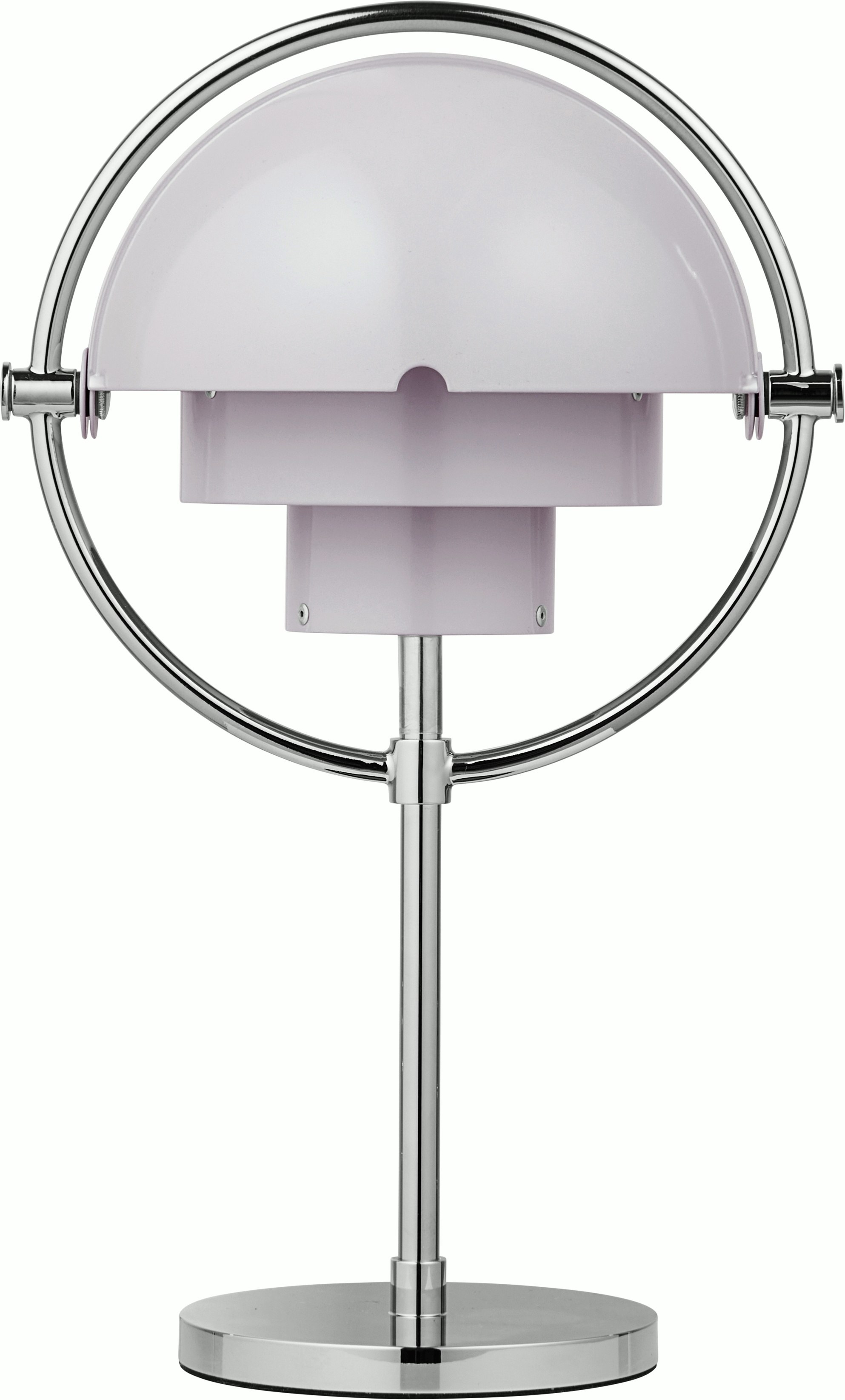 Multi Lite Portable Lamp - Pale Liliac, Chrome