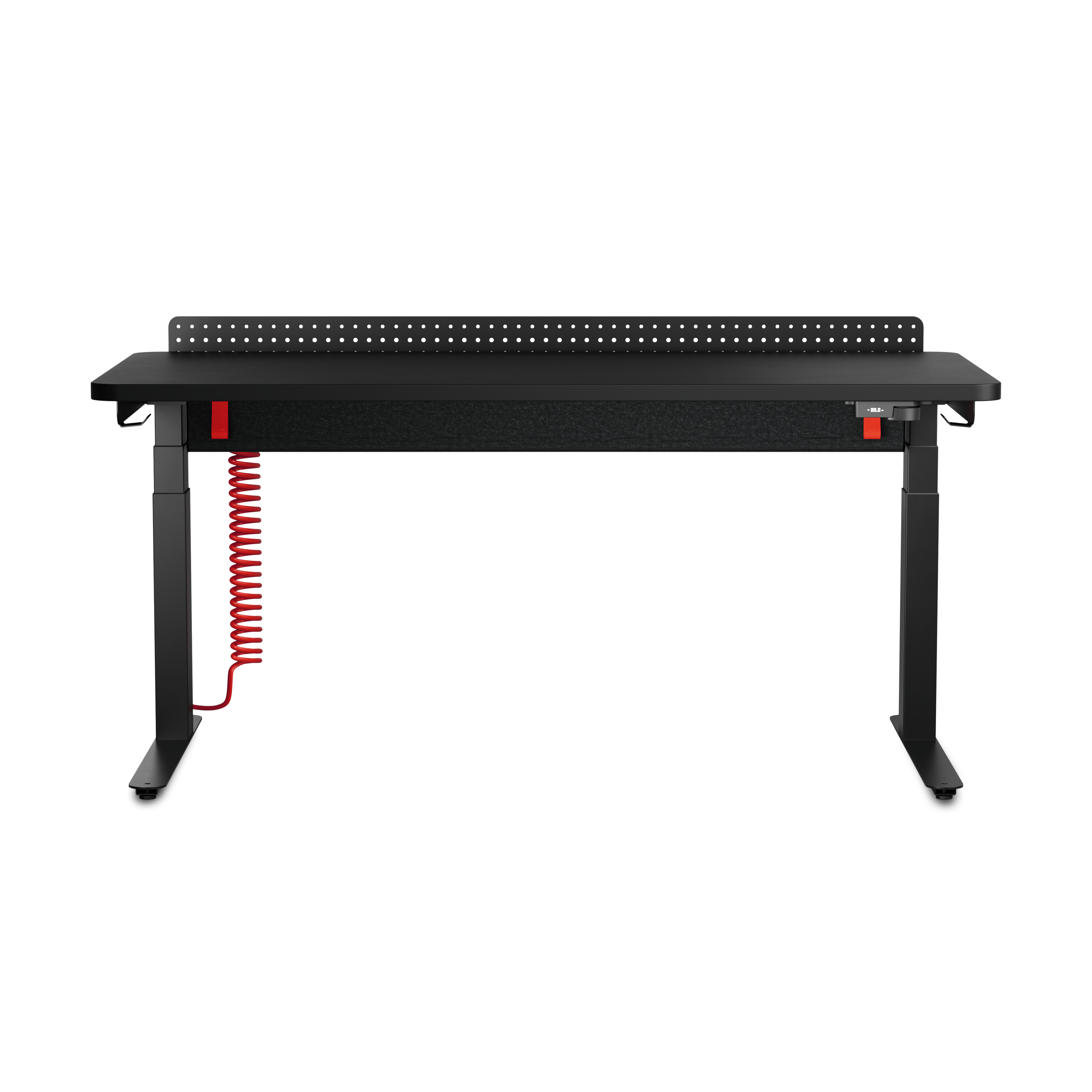 Coyl Gaming Desk - Black,  Ultra Black,  Cable Manager,  Shroud