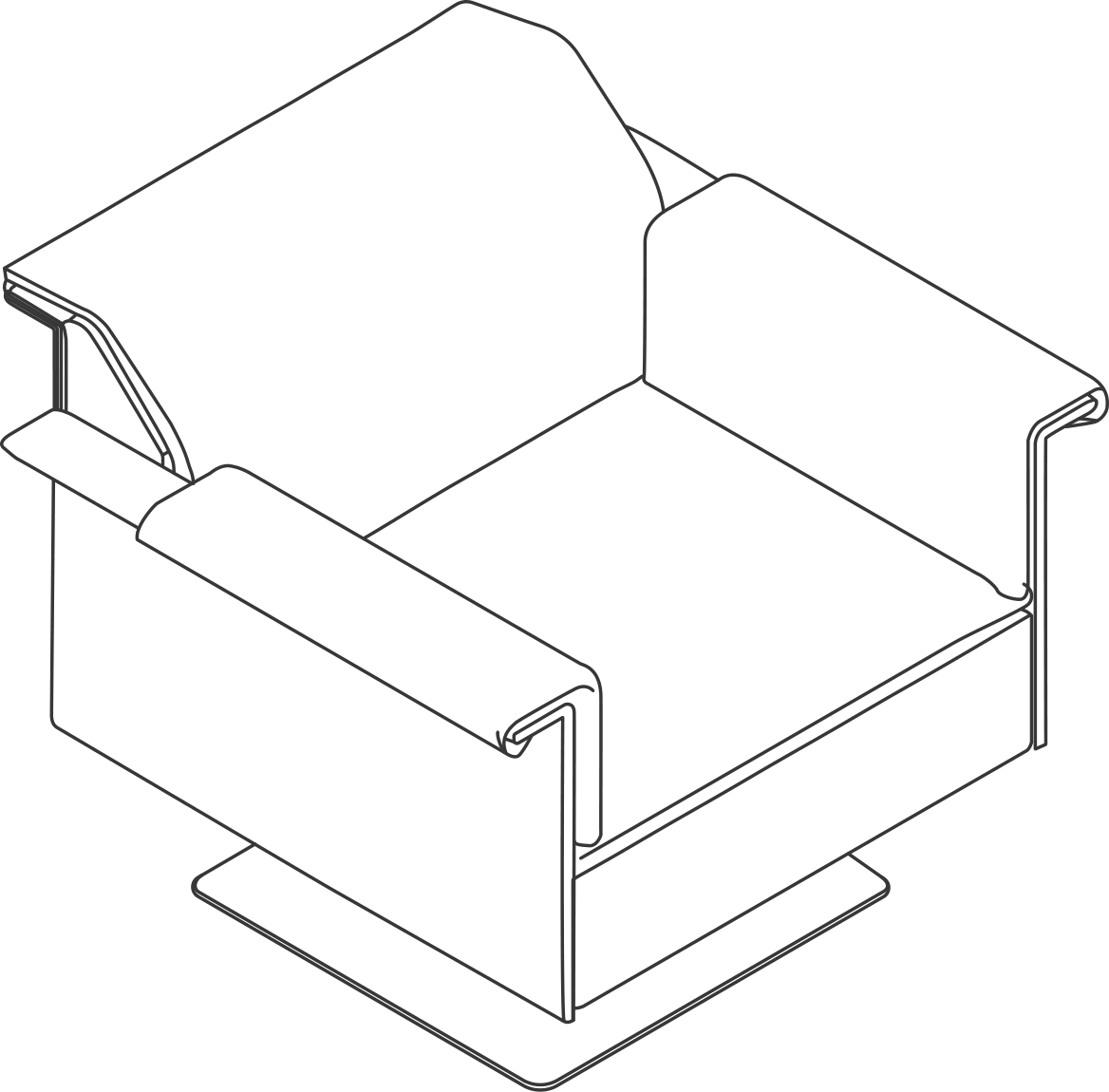 Mantle Club Chair, Geiger | MillerKnoll