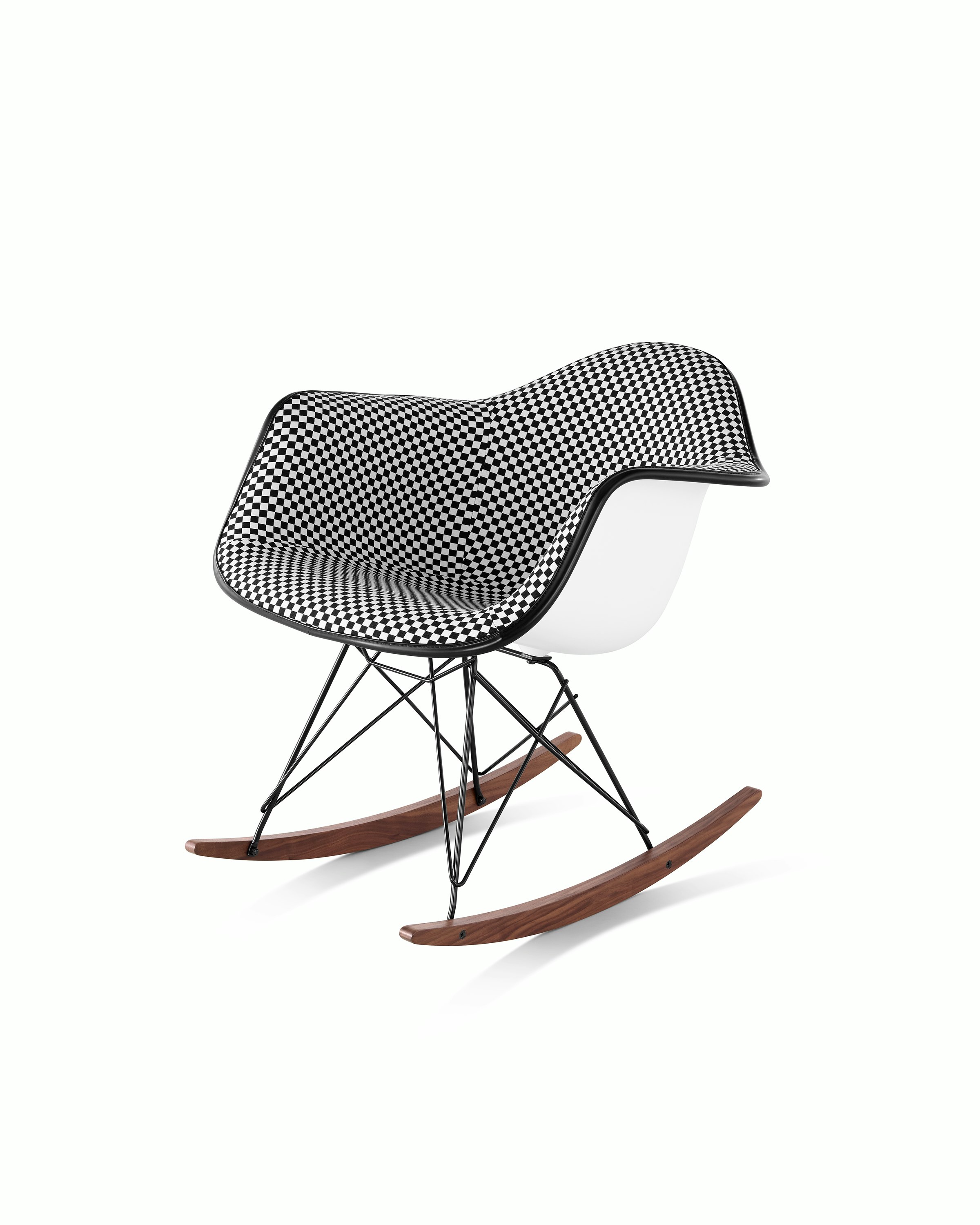 Eames Molded Plastic Armchair, Rocker Base
