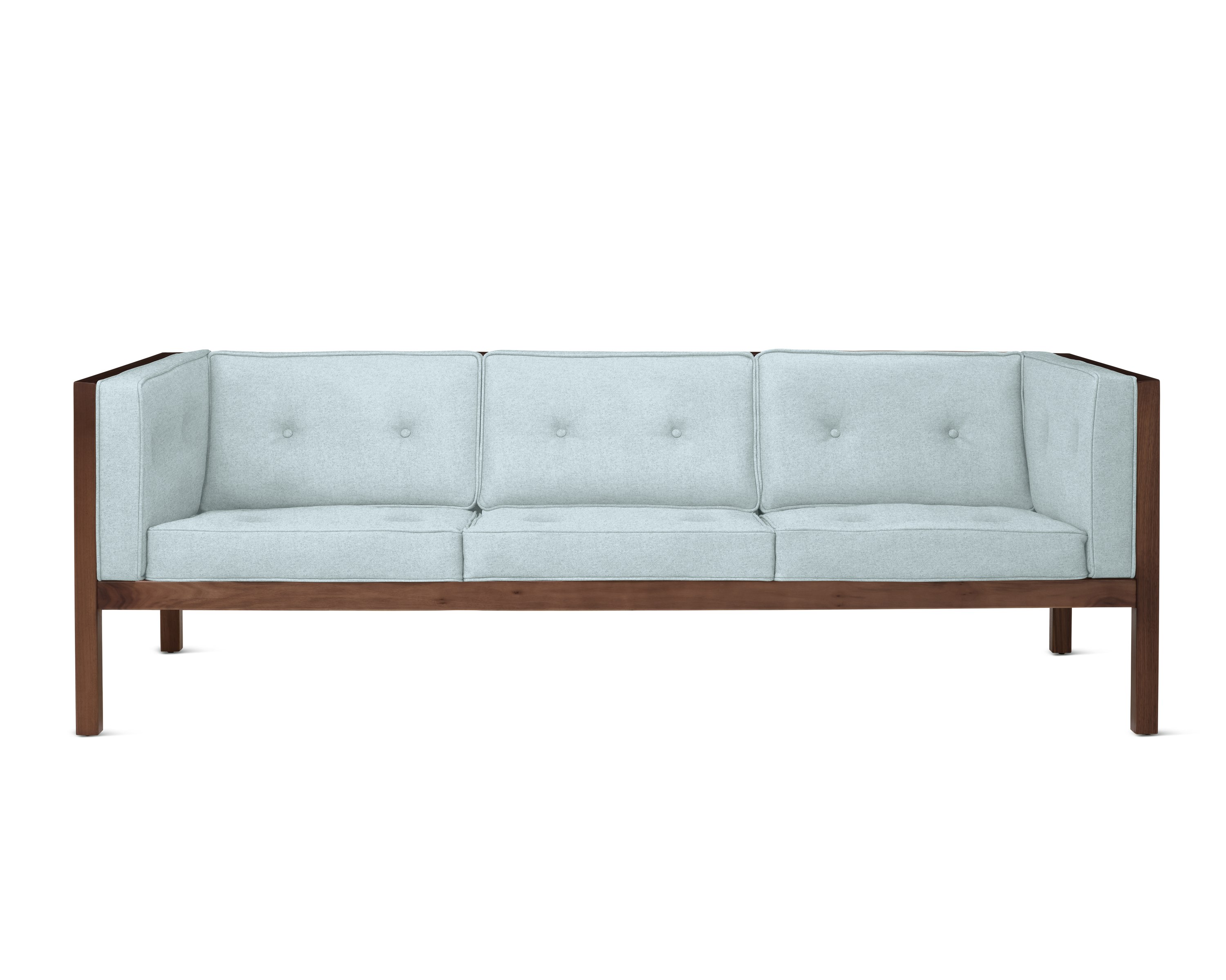 Cube Sofa - 80 Inch, Luce, Brine, Walnut