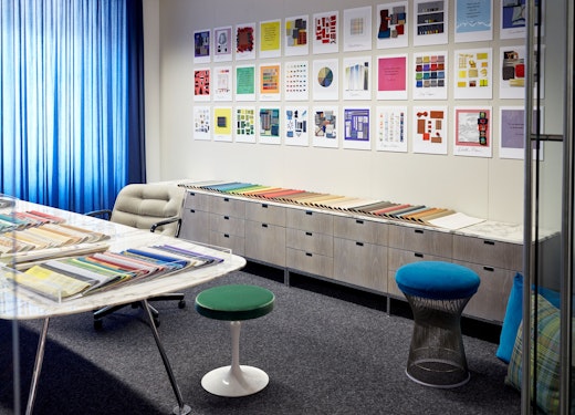 neocon 2018 hospitality at work florence knoll credenza grasshopper table pollock executive chair