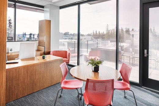 knoll works 2021 connected campus csus private office reff profiles wood veneer multigeneration by knoll remix high back rockwell unscripted club chair focus study
