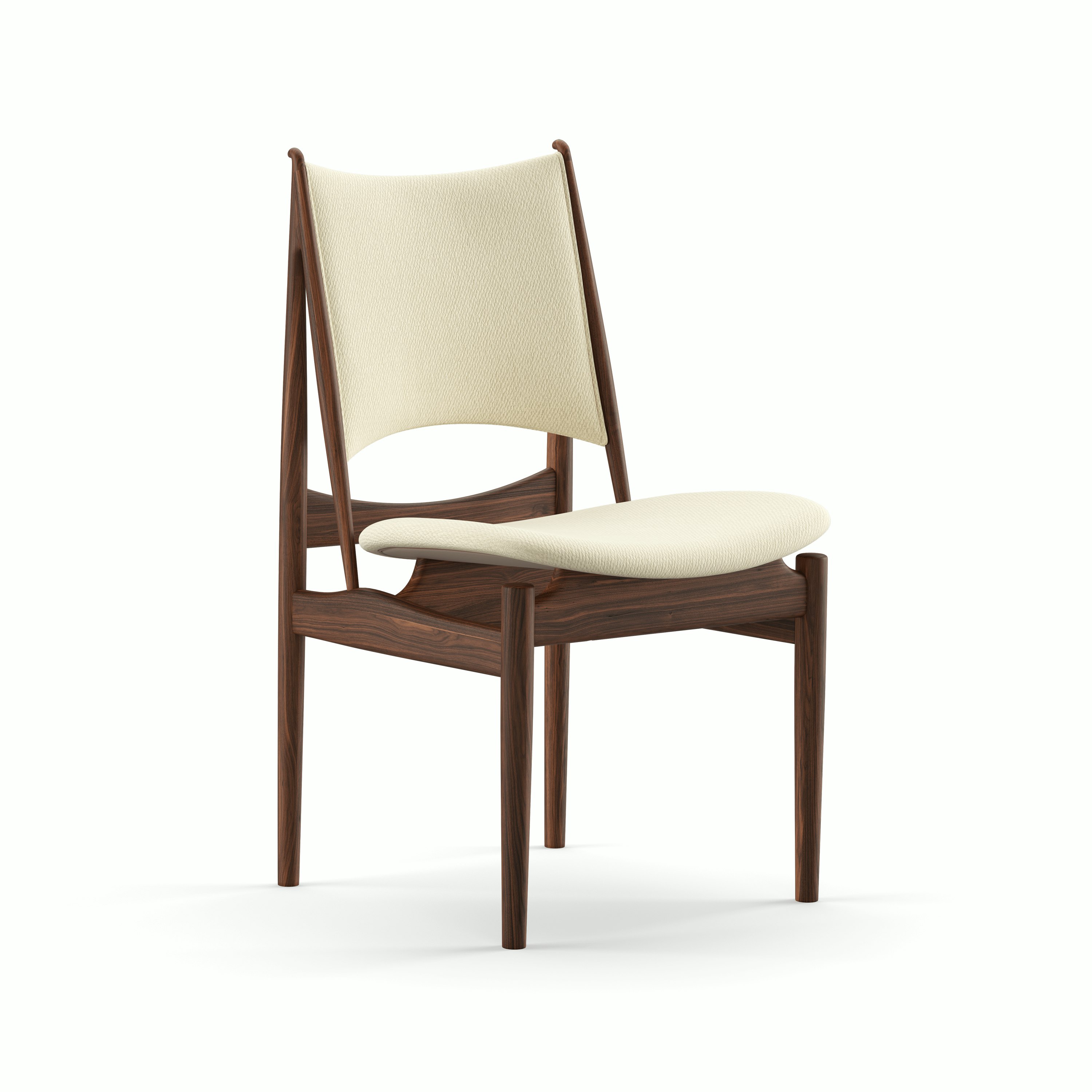 Egyptian Chair - Walnut, Vidar, 1511 Almond