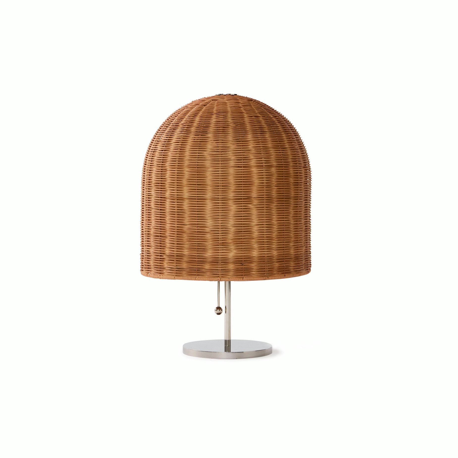 Bell Wicker Table Lamp - Rattan