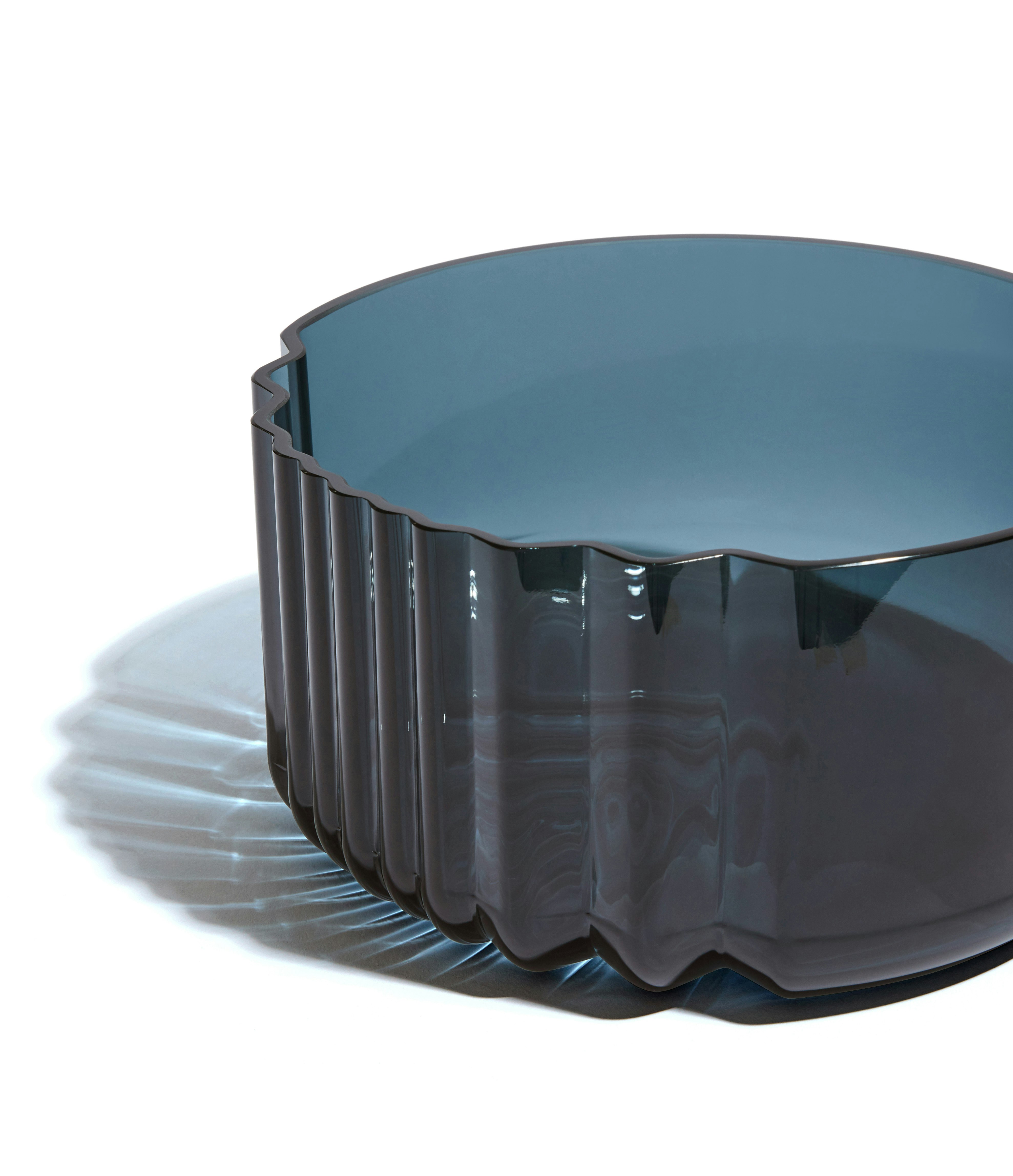 A detailed look at Pulse Bowl in Dark Blue.