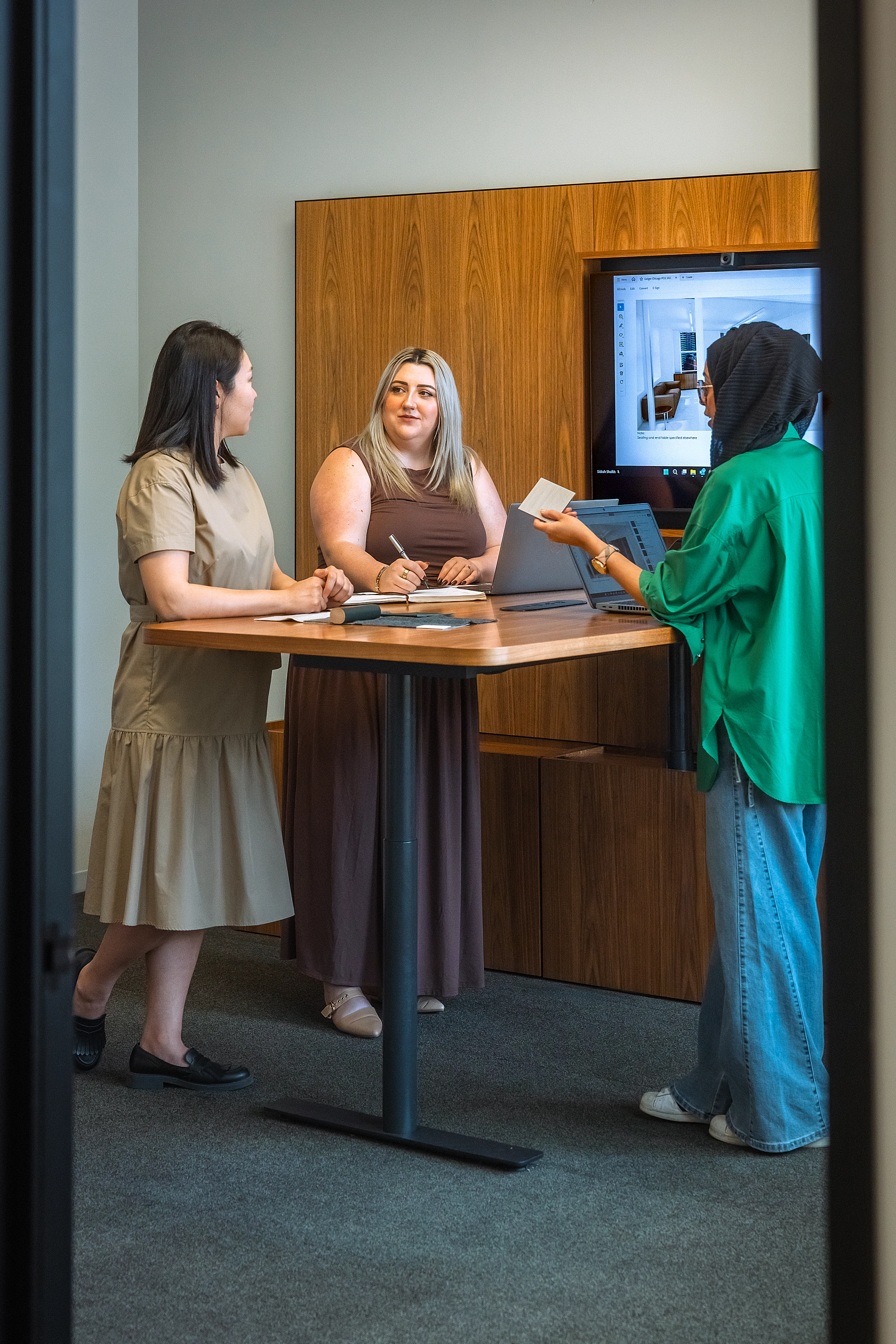 Design services working at the Geiger facility in Atlanta