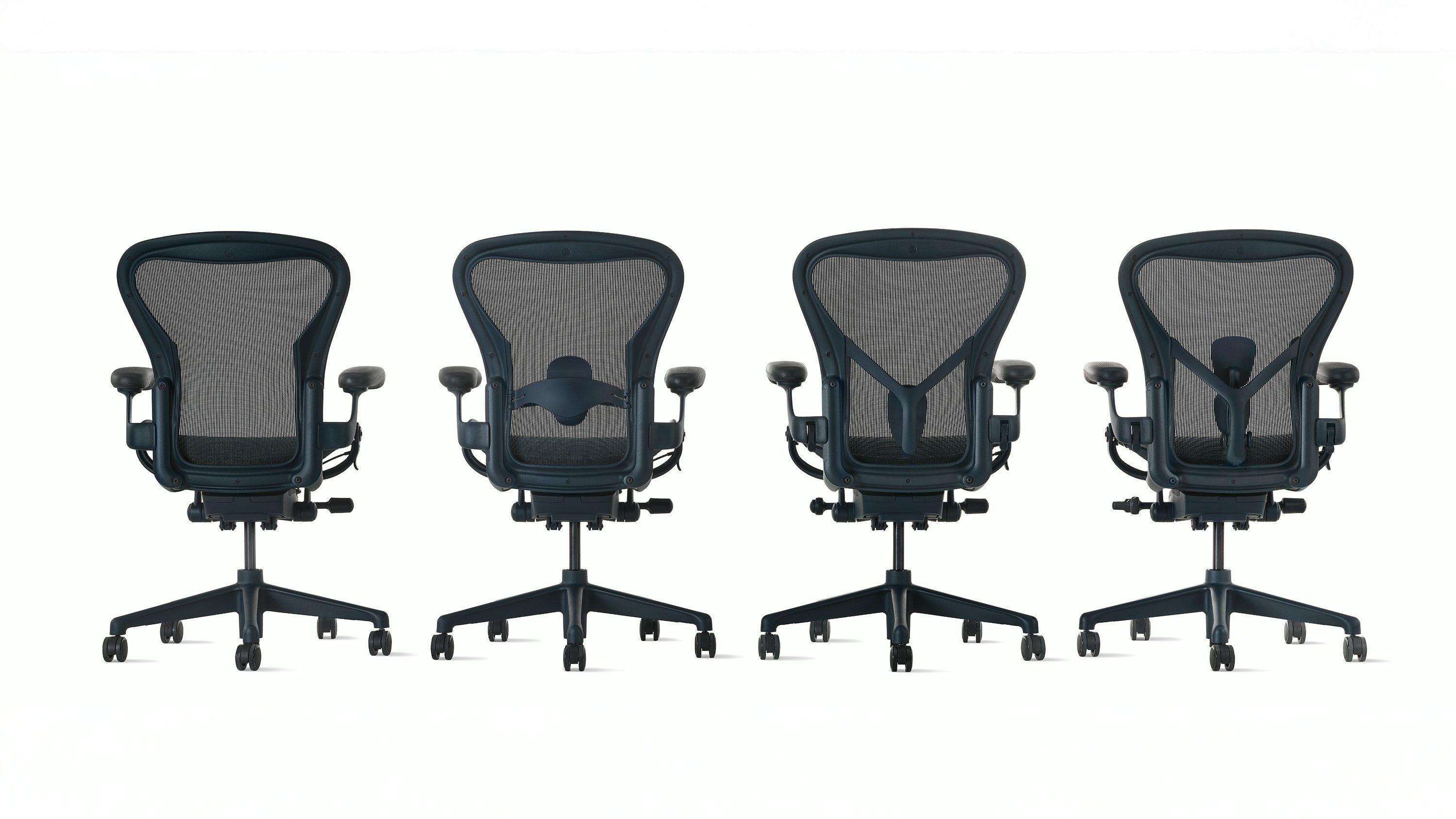 Aeron chair back support