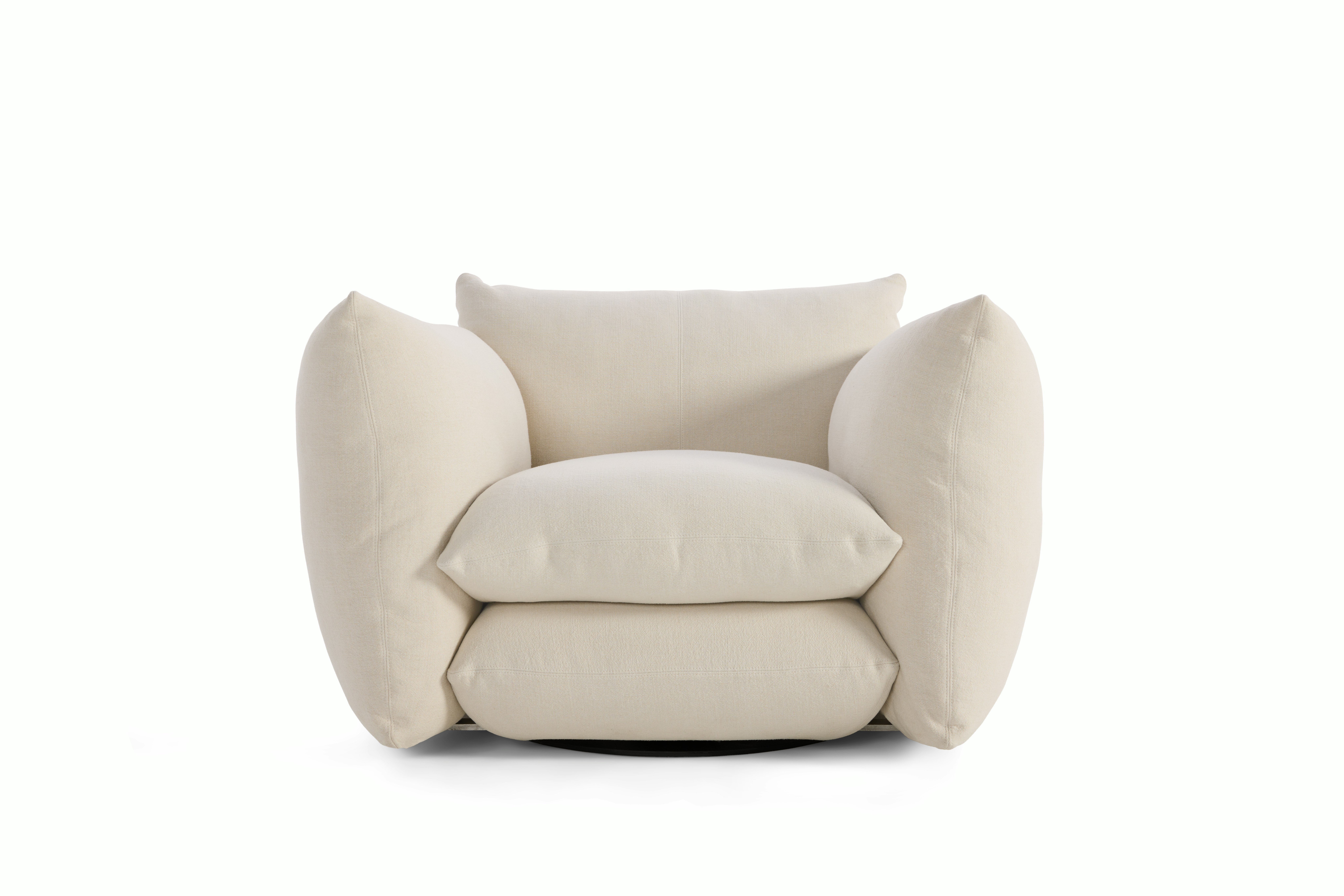 Perron Pillo Lounge Chair in Haven Ivory