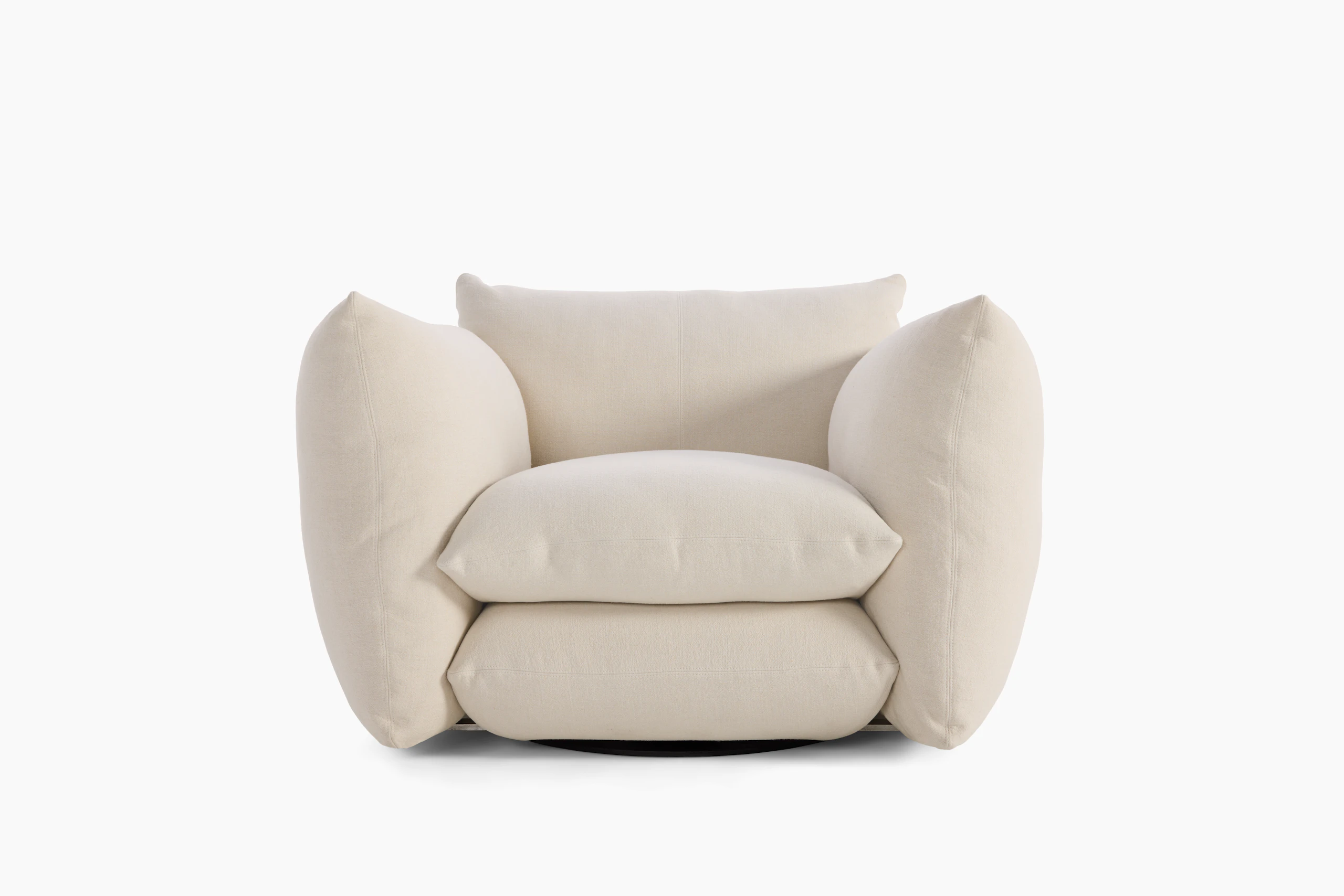 Perron Pillo Lounge Chair in Haven Ivory