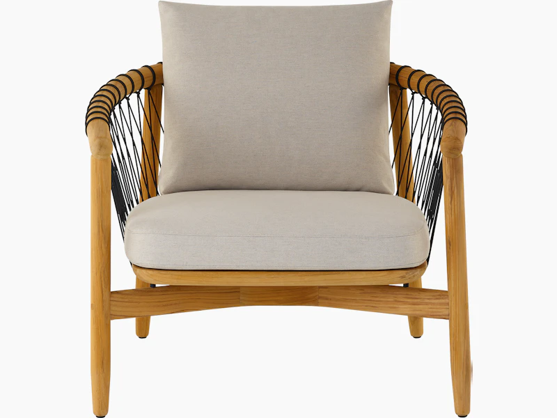 Crosshatch Outdoor Lounge Chair.