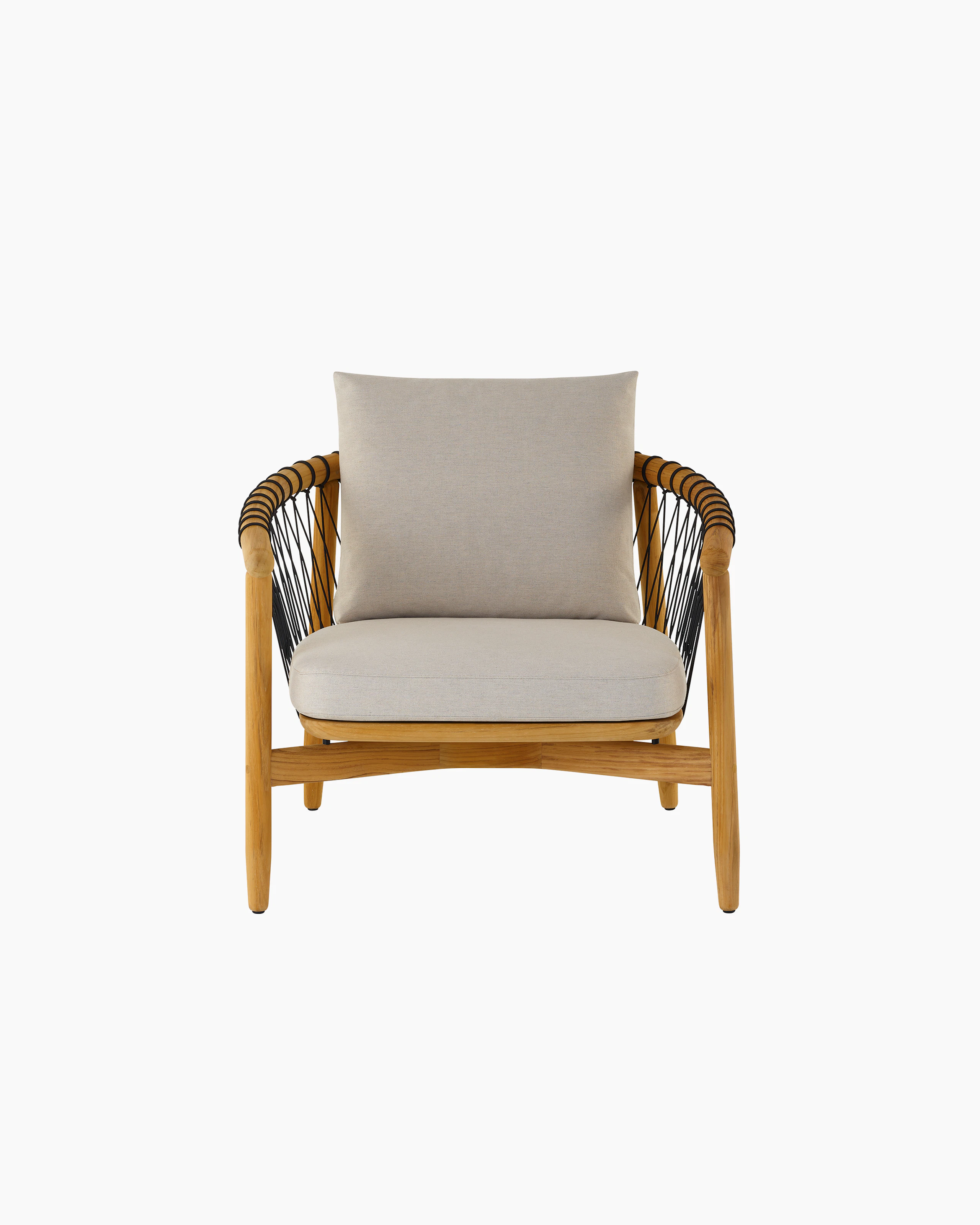 Crosshatch Outdoor Lounge Chair.