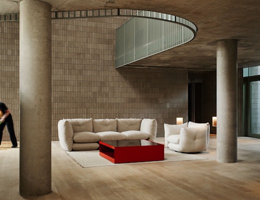 Perron Pillo Sofa and Lounge Chair with D Perron Pillo Sofa Lounge Chair D