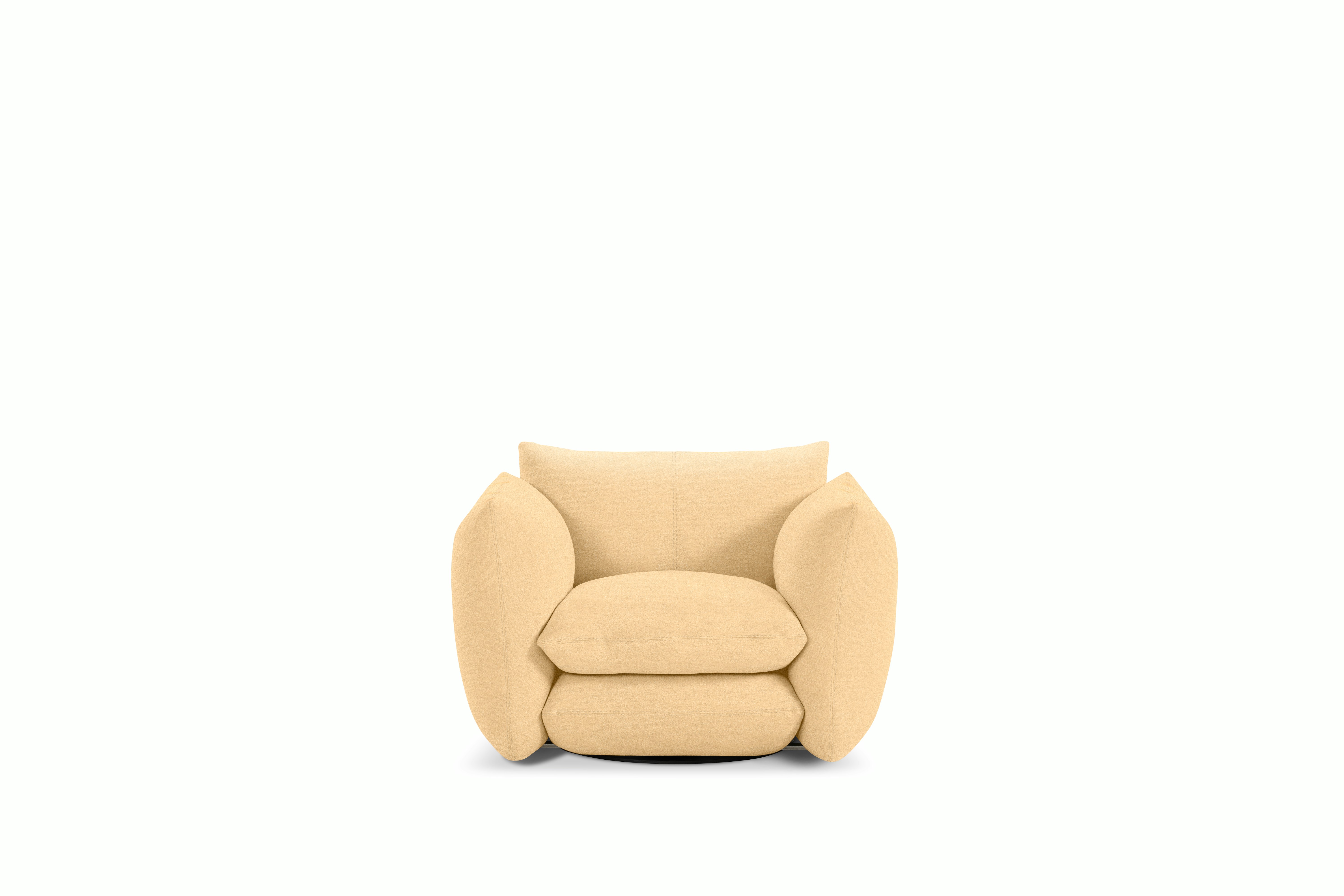 Perron Pillo Lounge Chair - Swivel or Fixed,  Iseo,  Beige