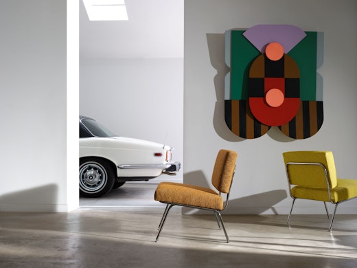  Florence Knoll Model 31 prestini yellow