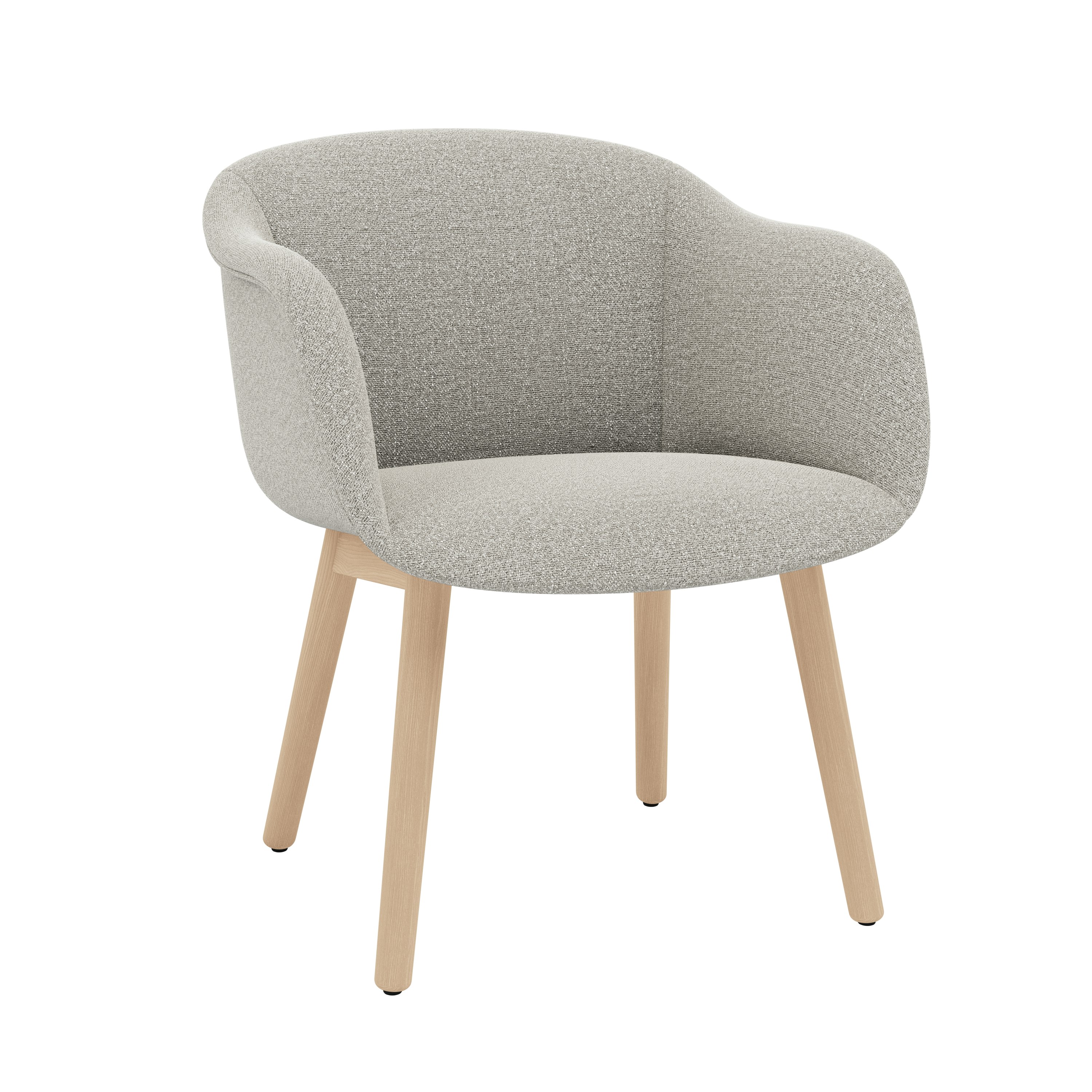 Fiber Soft Armchair - Wood, Oak, Ecriture, 130