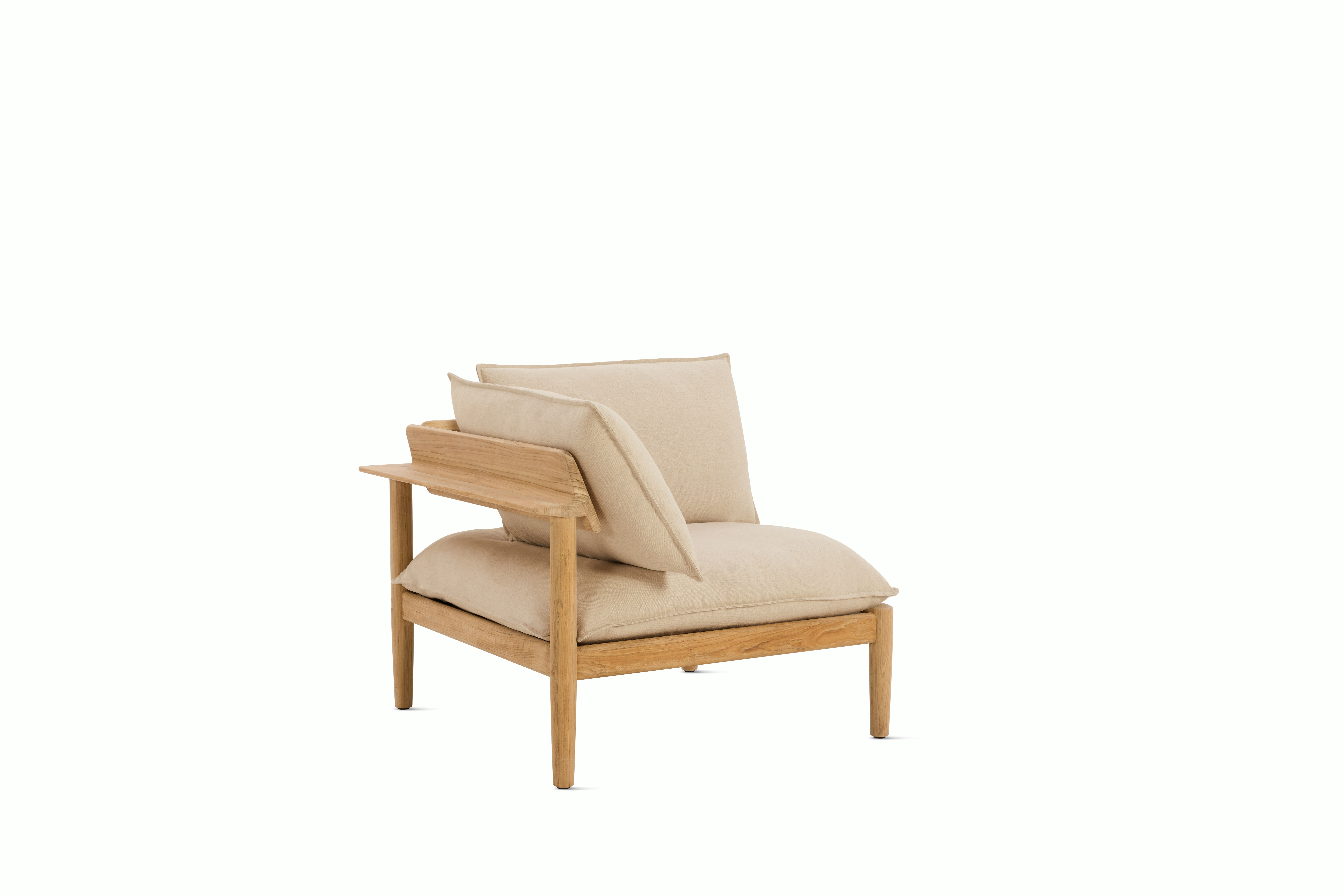 Terassi Corner Seat Module - Papyrus, FSC Certified