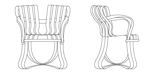 Gehry Cross Check Armchair