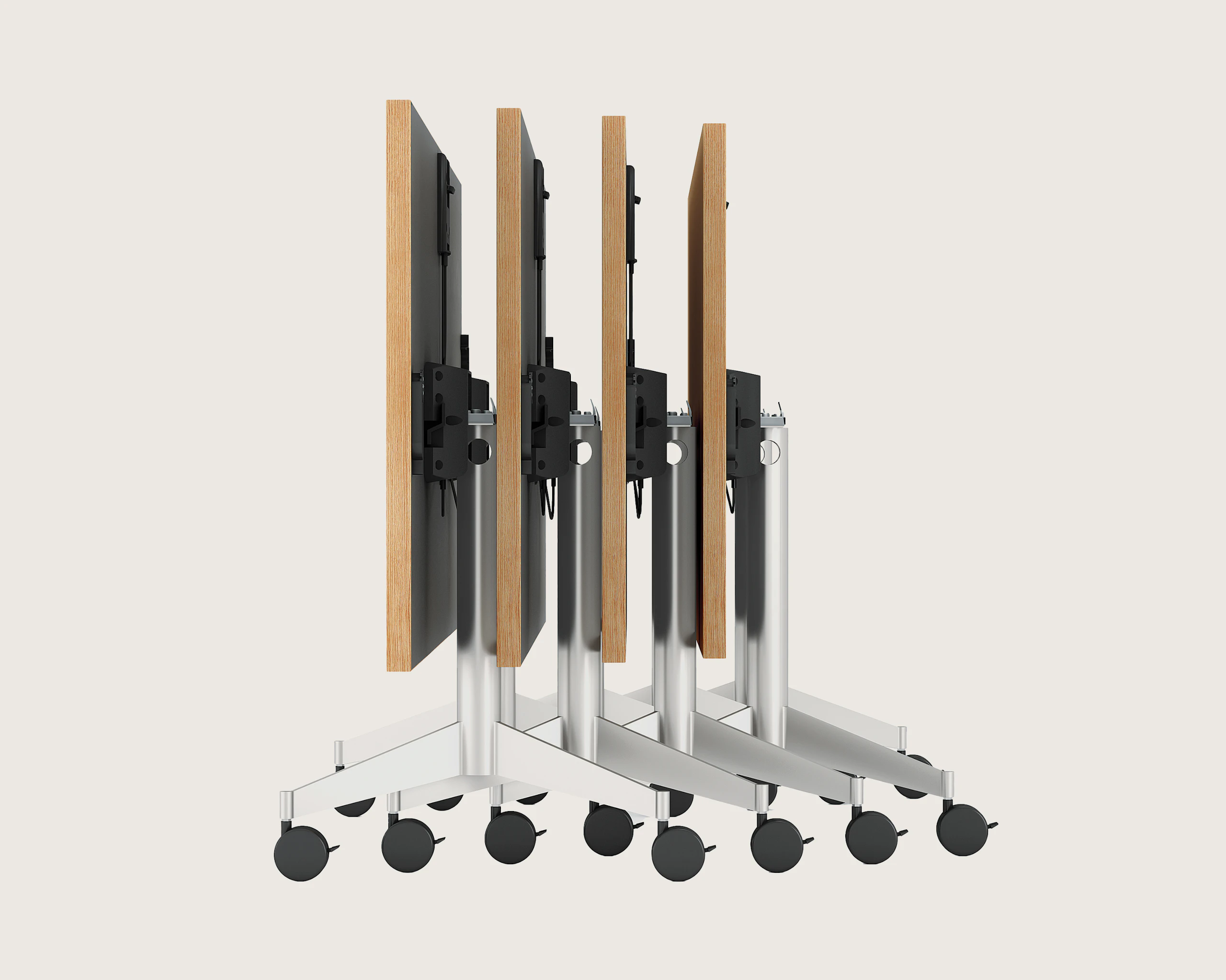 MP Flex Table, Folded and Nested