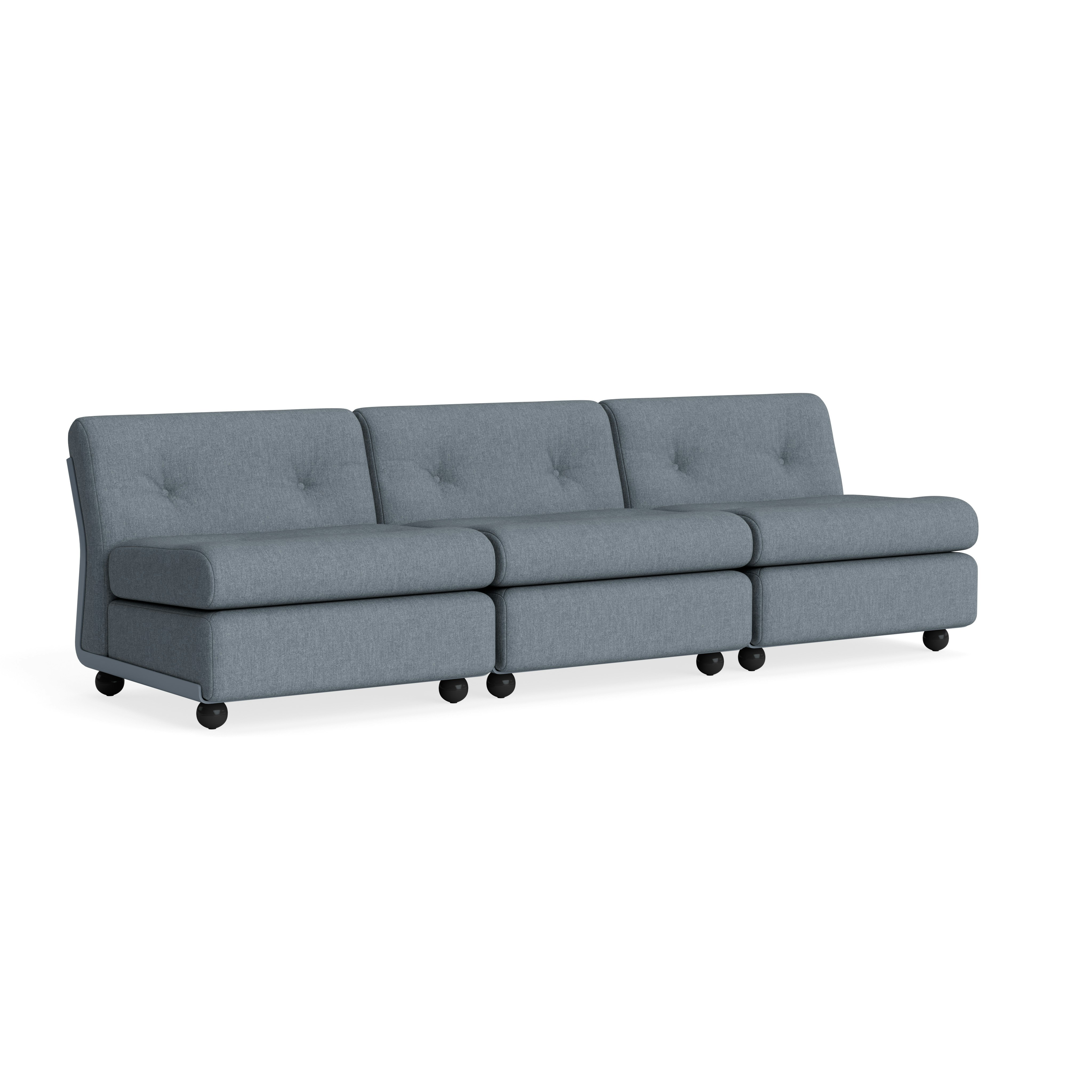 Amanta Sofa - Three Seater, Metaphor, Crossroad, Frost Blue