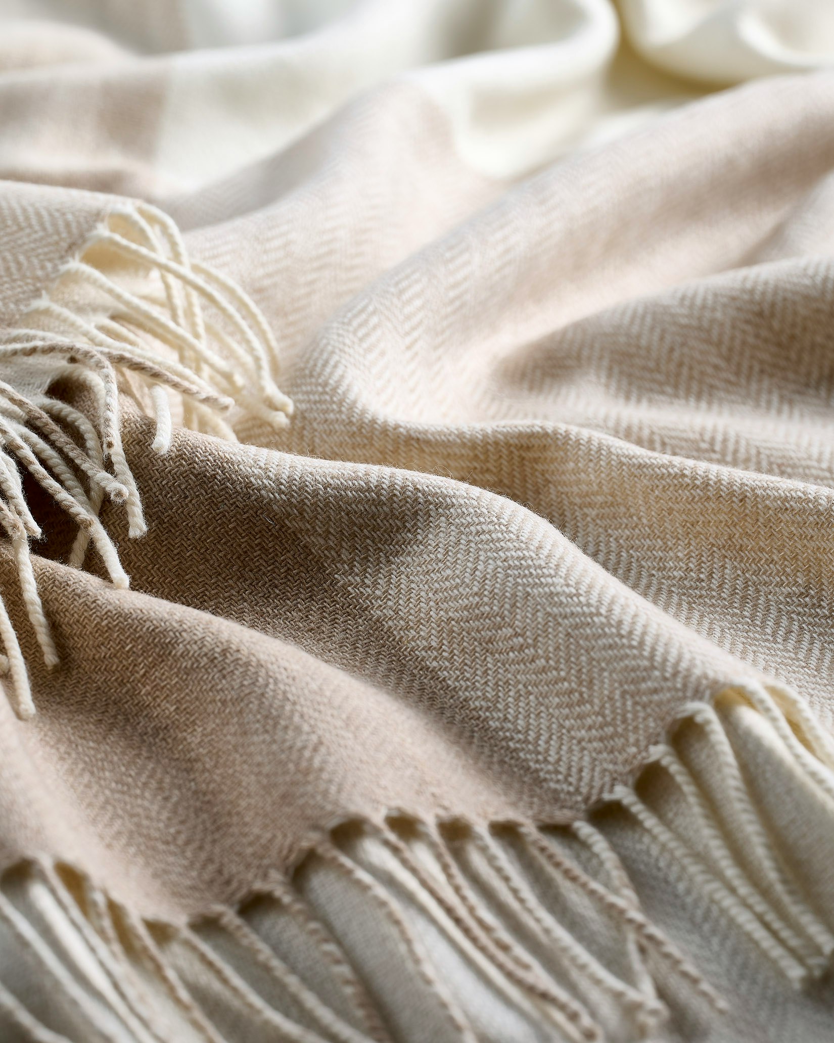 Stella Checker Cashmere Throw