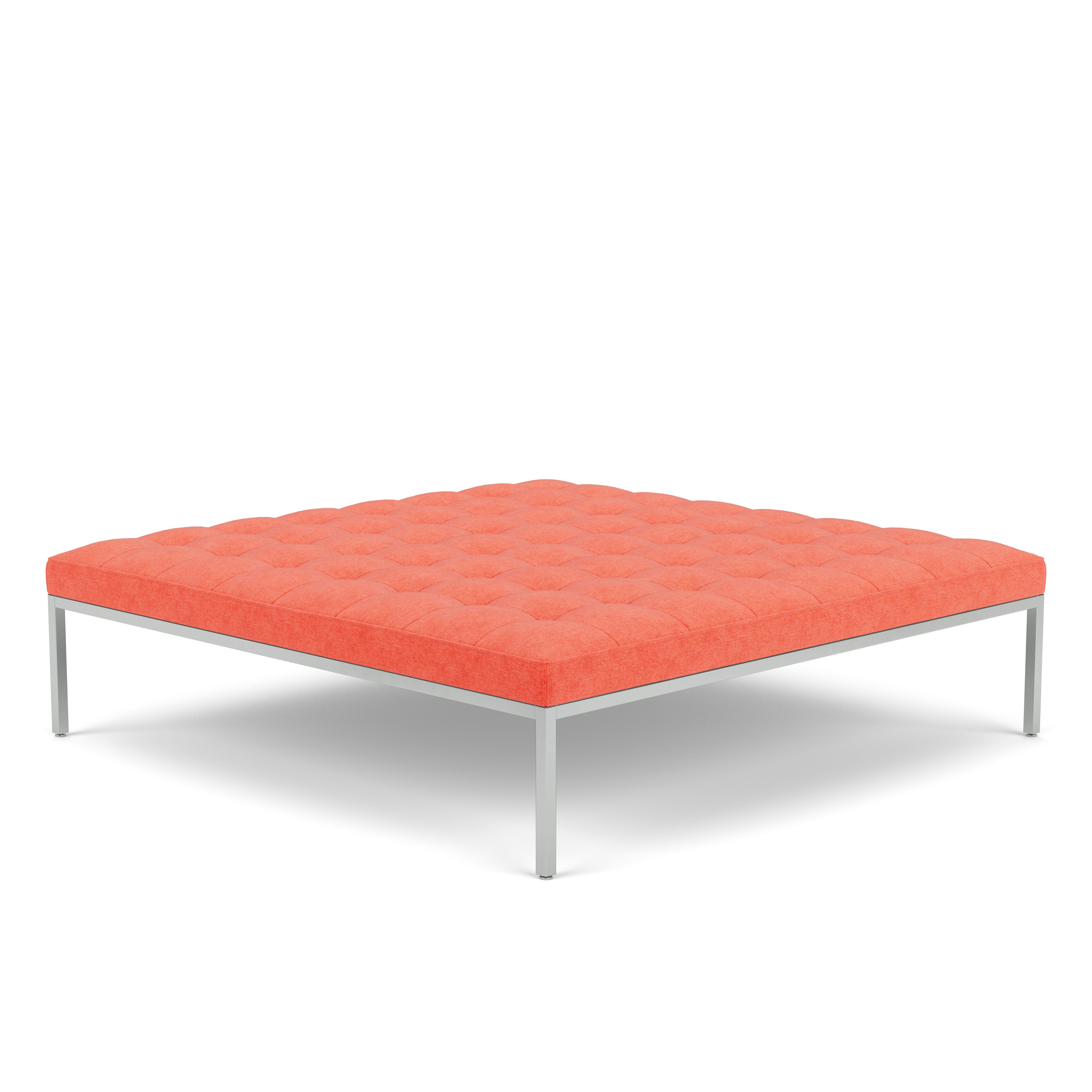 Florence Knoll Square Bench - Medium, Square, Aegean, Sunshine
