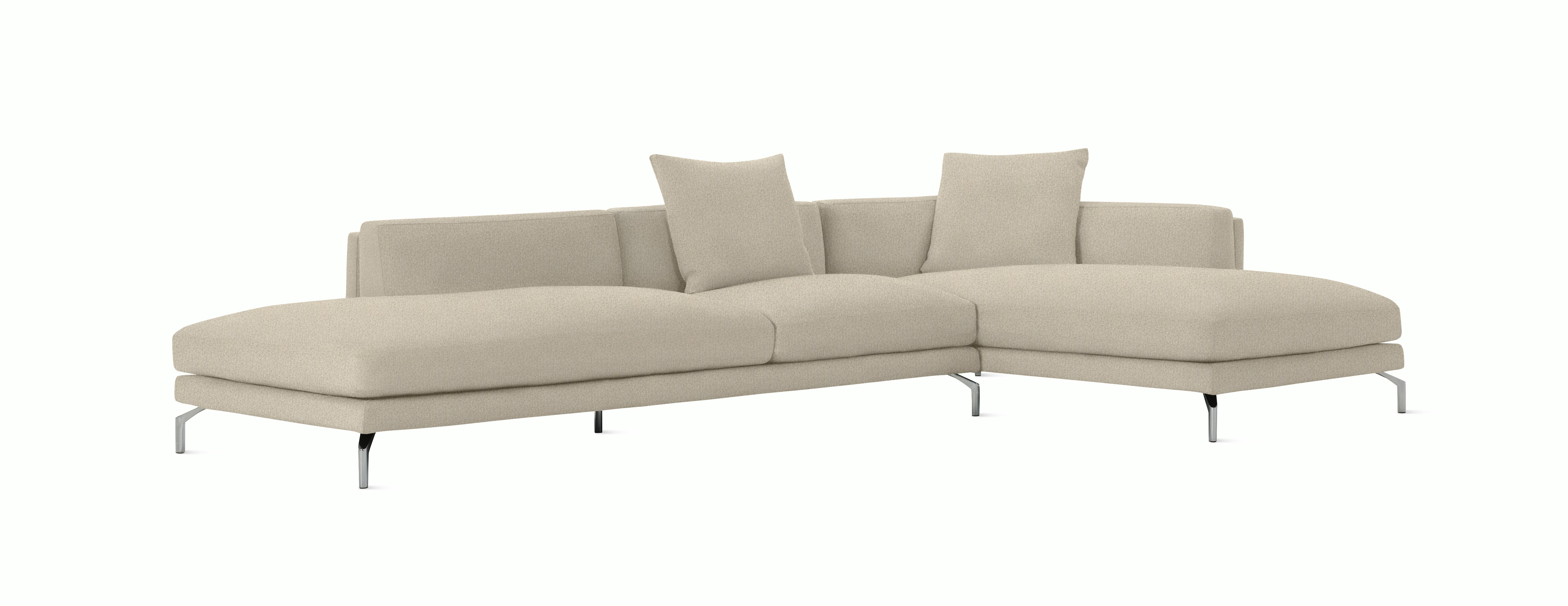 Como Open Sectional - Right Facing
