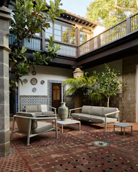 Campus Outdoor - Three Seater, Pebble Grey