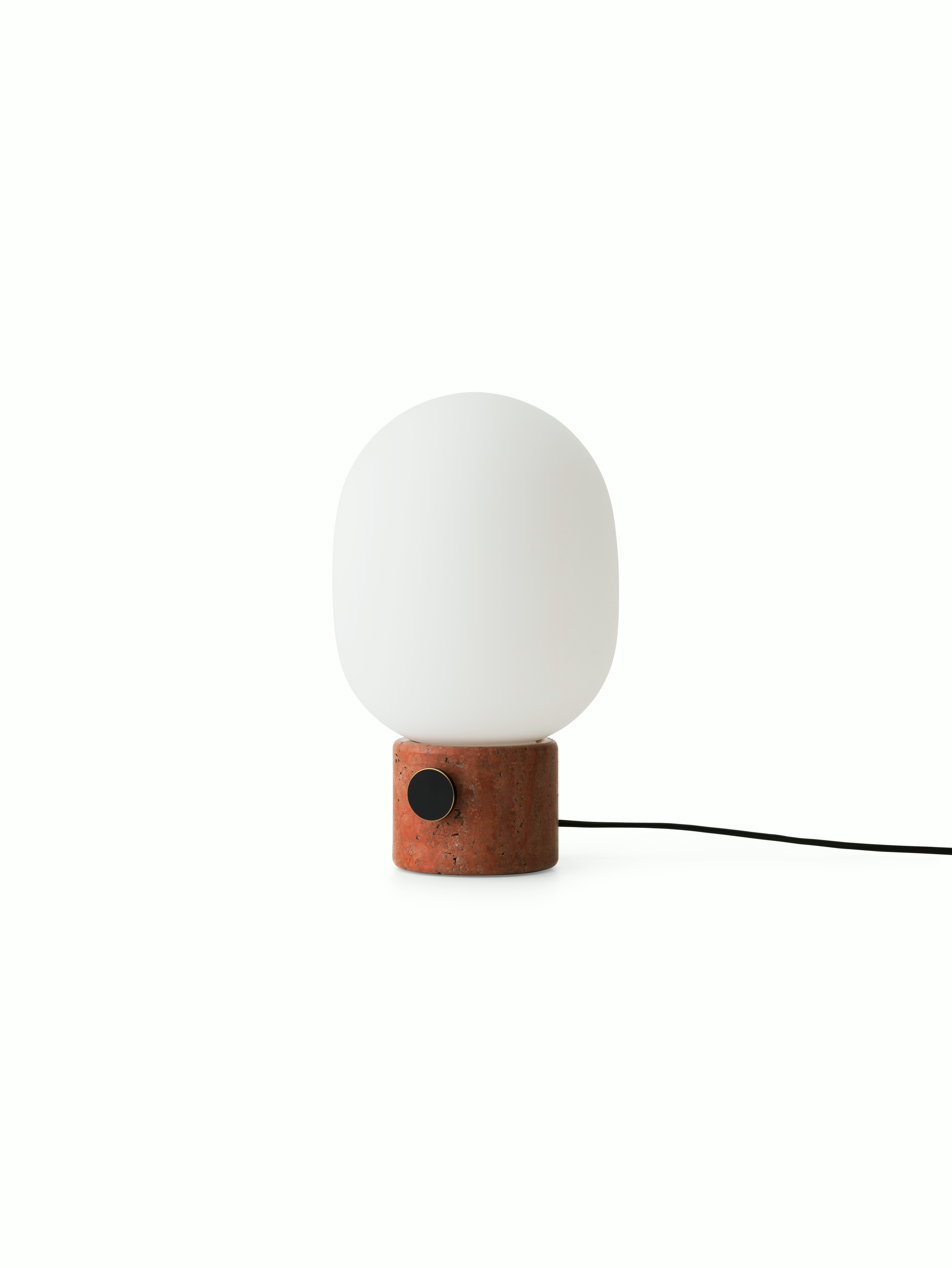 JWDA Table Lamp - Red Travertine