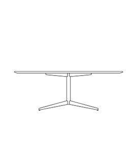Oval - 78" Laminate