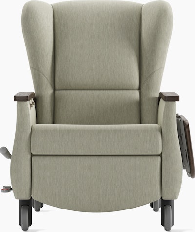 Serenity Recliner, standard, light grey, front