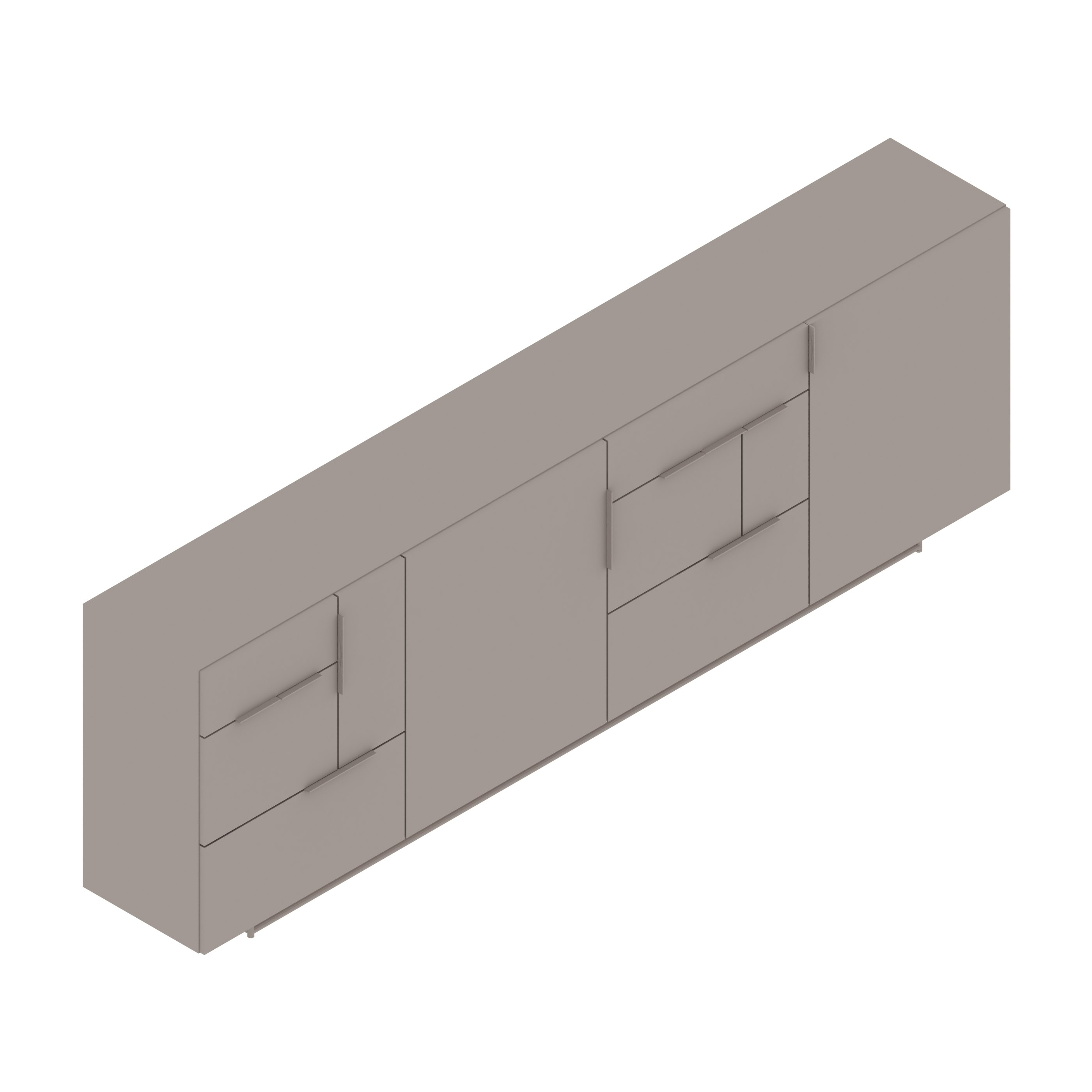 A generic rendering - Domino Sideboard | 4 Units Wide