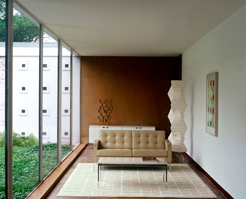 Florence Knoll Credenza, Settee and Coffee Table residential installation