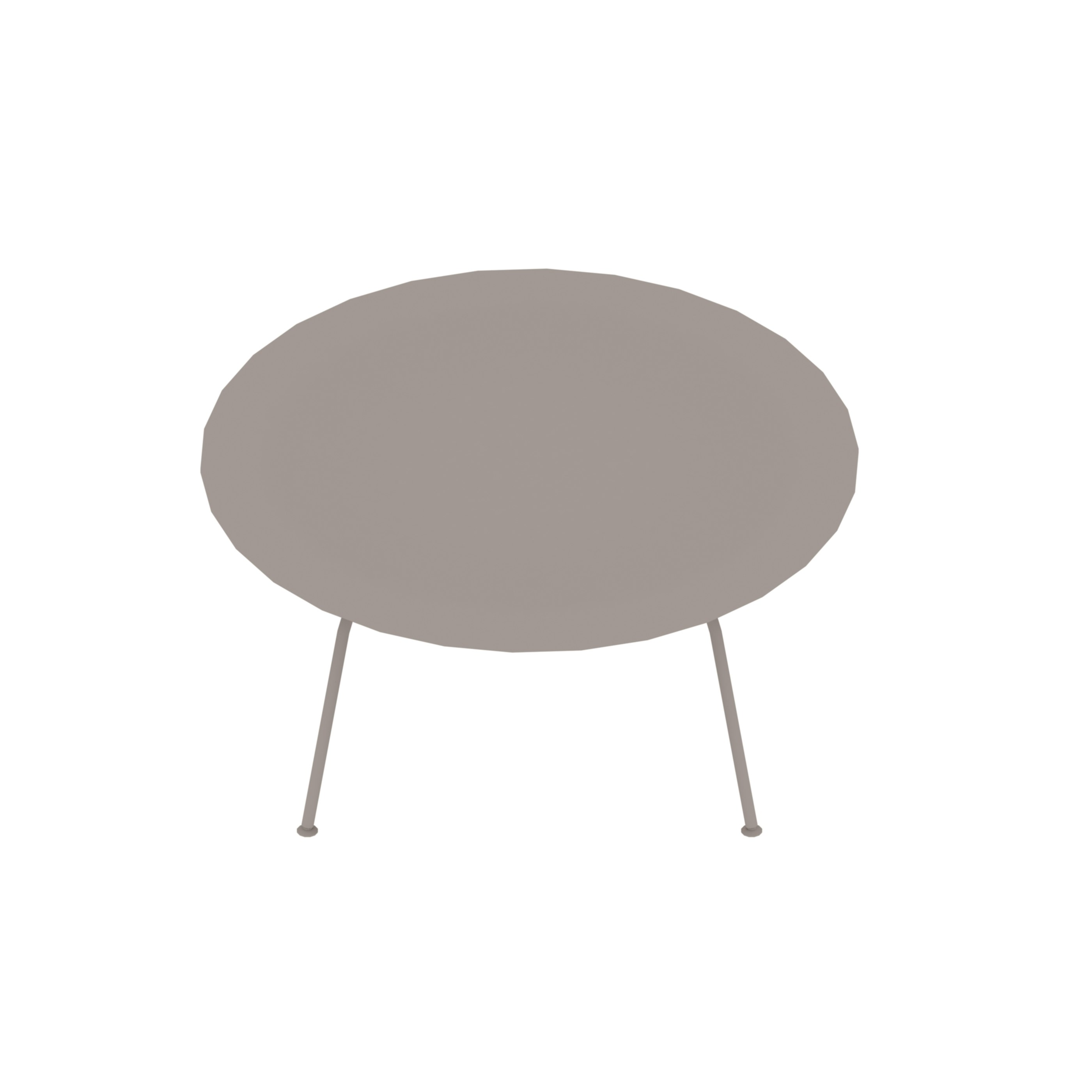 A generic rendering - Eames Molded Plywood Coffee Table | Metal Base