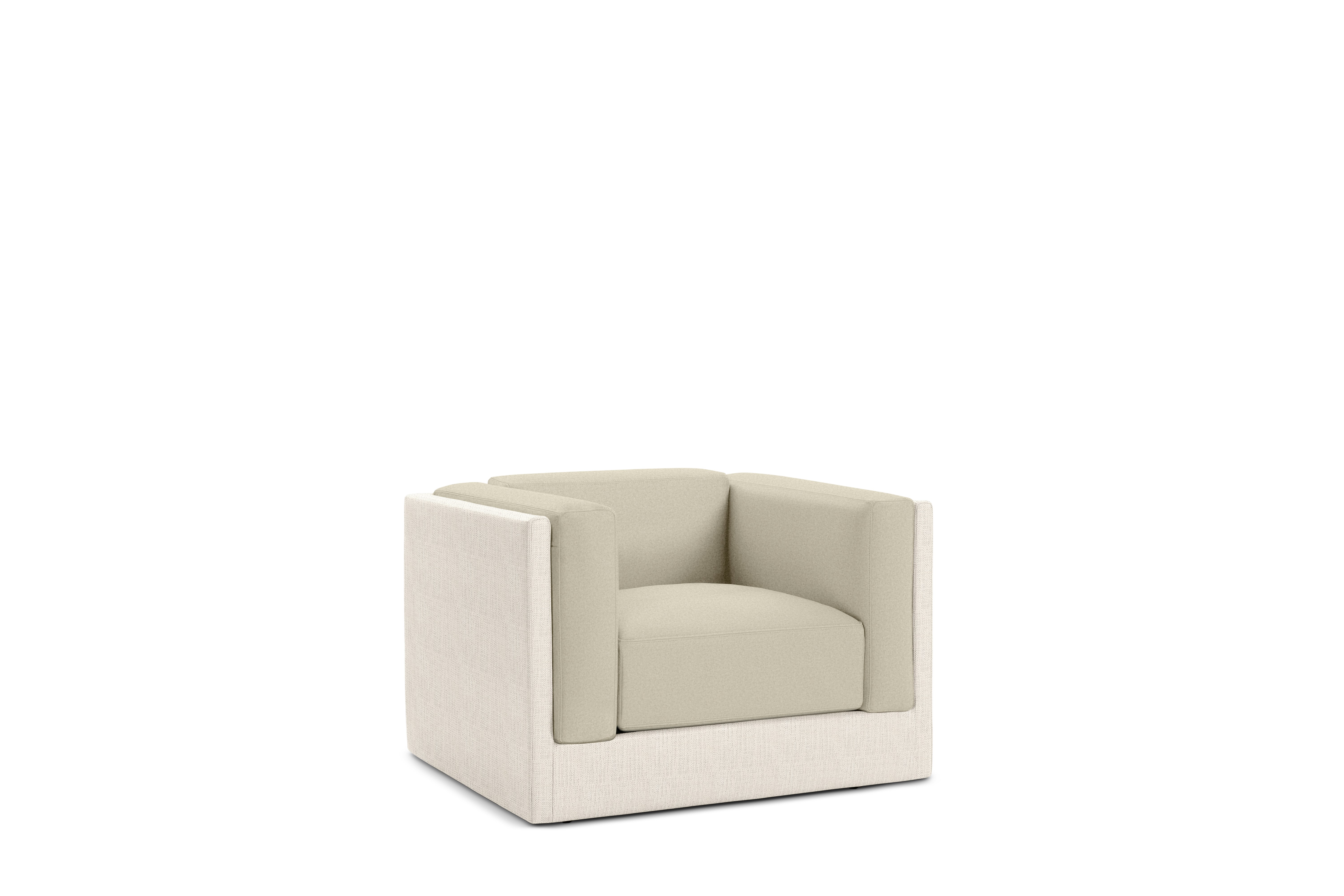 Symme Armchair - Fabric Frame