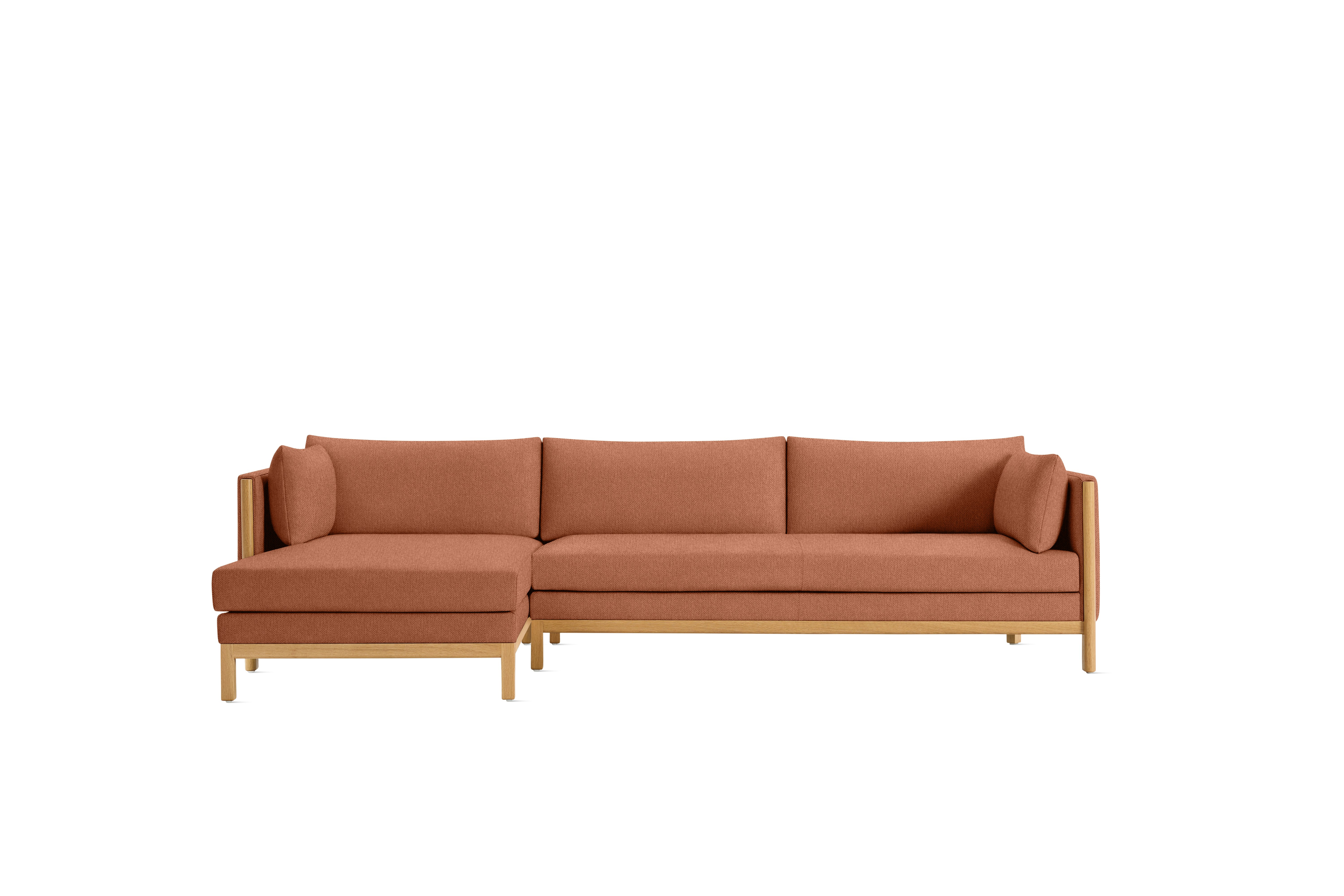 Emmy Sectional - Mode, Caramelized, Oak, Left
