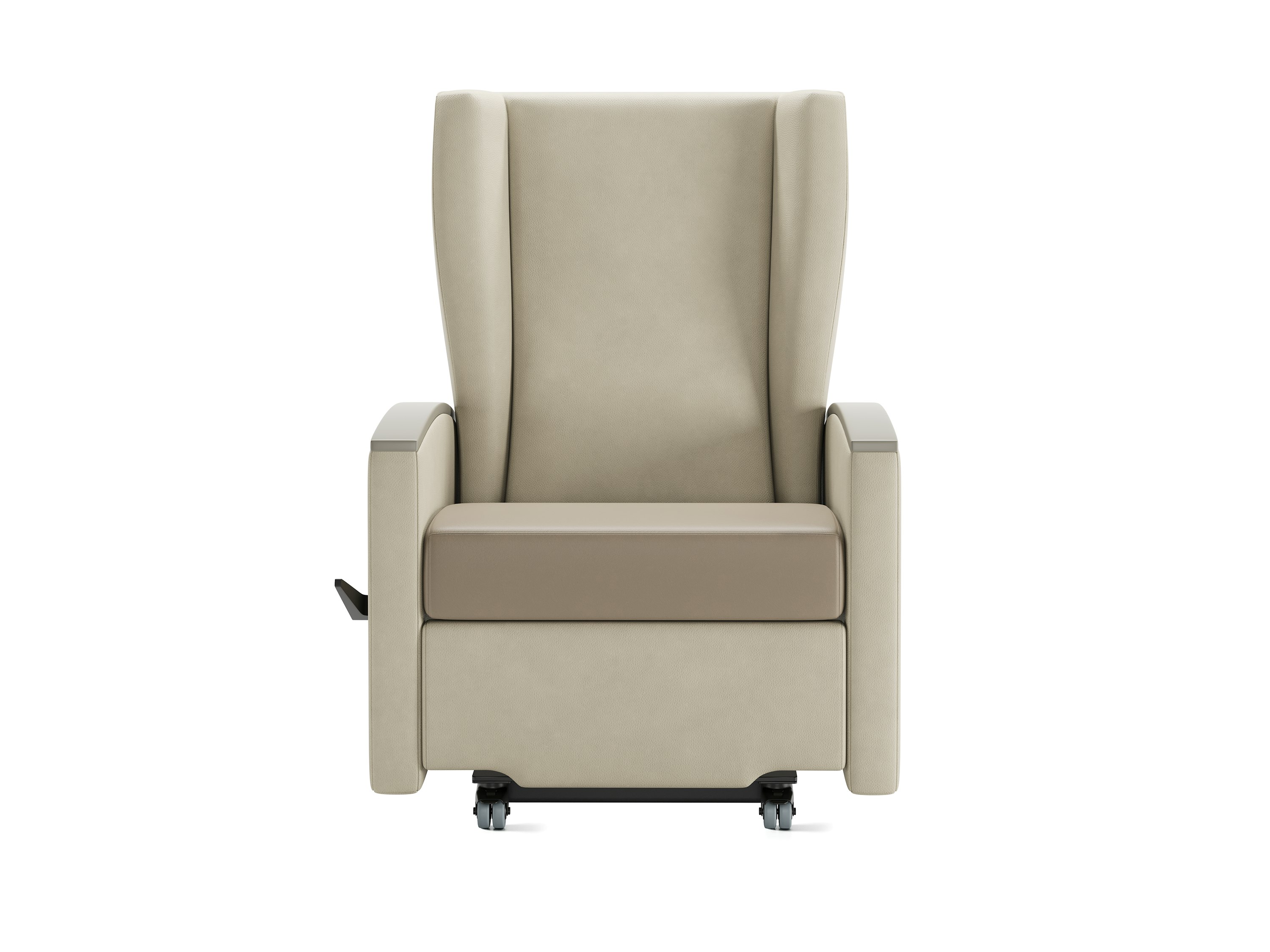 Culla Reclining Glider, front, beige